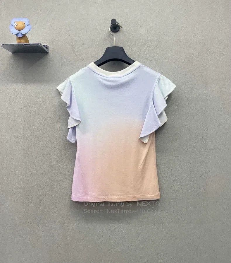Louis Vuitton Louis Vuitton Lotus leaf sleeve T-shirt Size XS / US 0-2 / IT 36-38 - 3 Thumbnail