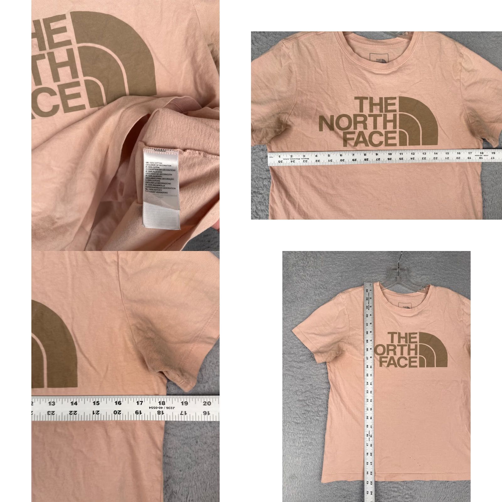The North Face VINTAGE The North Face Shirt Women S Pink Short Sleeve Crew Neck 100% Cotton READ Size S / US 4 / IT 40 - 8 Thumbnail