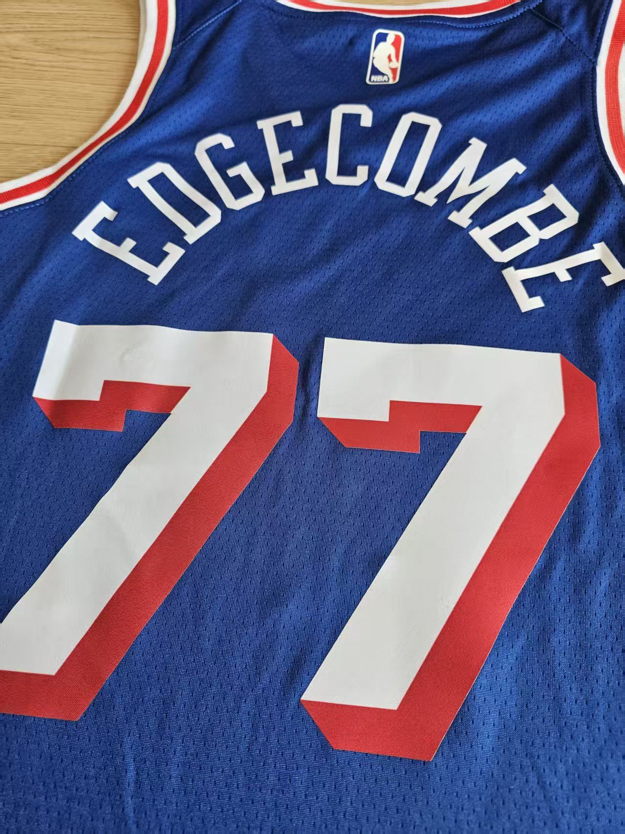 NBA 2026 76ers #77 VJ Edgecombe Jr Jersey Size US XL / EU 56 / 4 - 4 Thumbnail