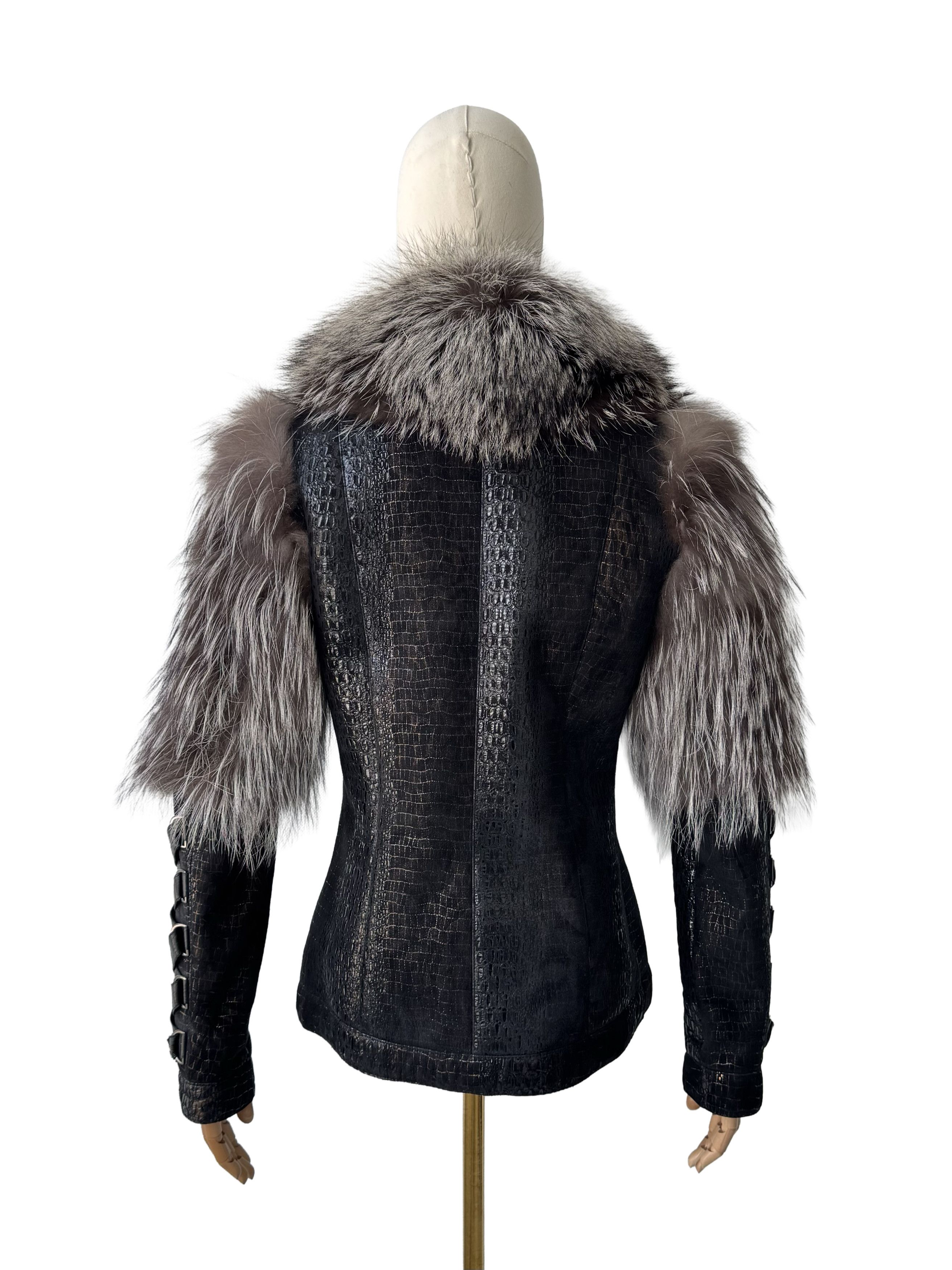 Vintage Vintage Real Sheepskin Jacket With Real Fur Details Size S / US 4 / IT 40 - 4 Thumbnail