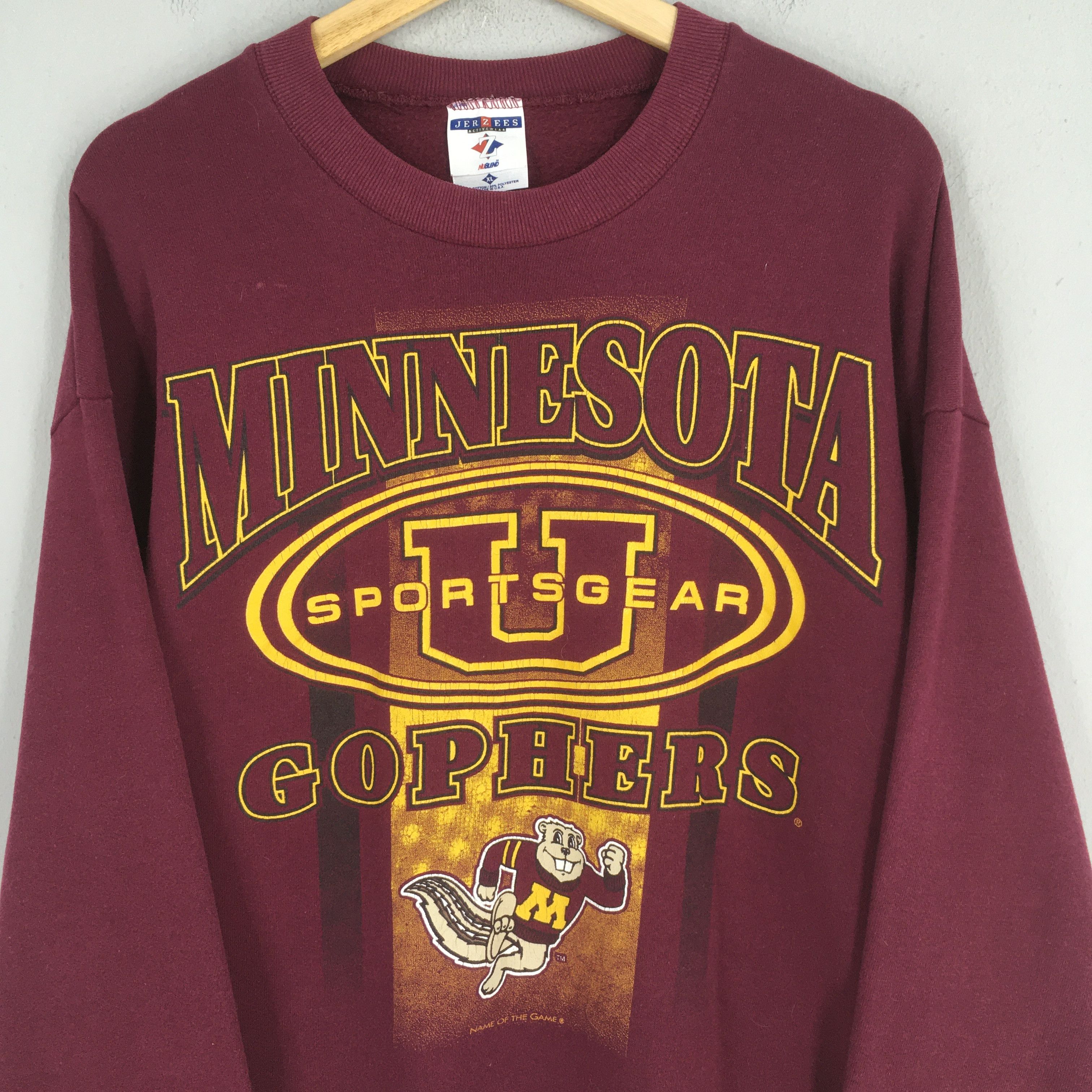 NCAA × Vintage Vintage Minnesota Golden Gophers Athletic Sweatshirt XLarge Size US XL / EU 56 / 4 - 2 Thumbnail