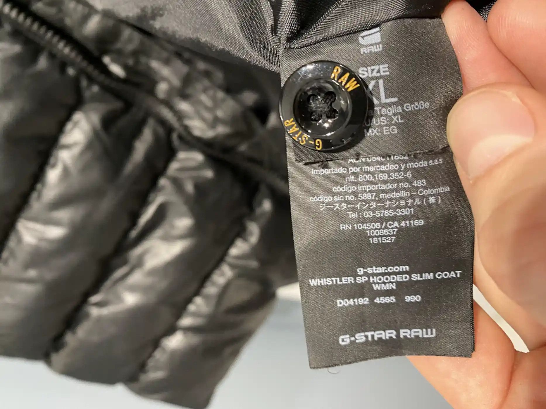G-Star G-Star RAW G Star Whistler sp hooded slim coat jacket siz XL Size US XL / EU 56 / 4 - 10 Thumbnail
