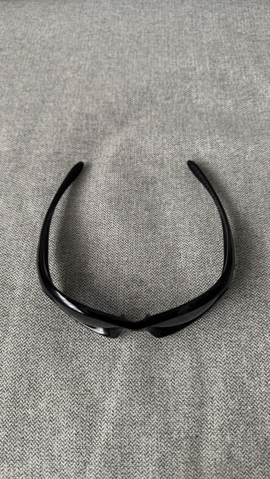 Oakley Vintage Oakley Monster Dog Polished Black Wrap Sunglasses Size ONE SIZE - 4 Thumbnail