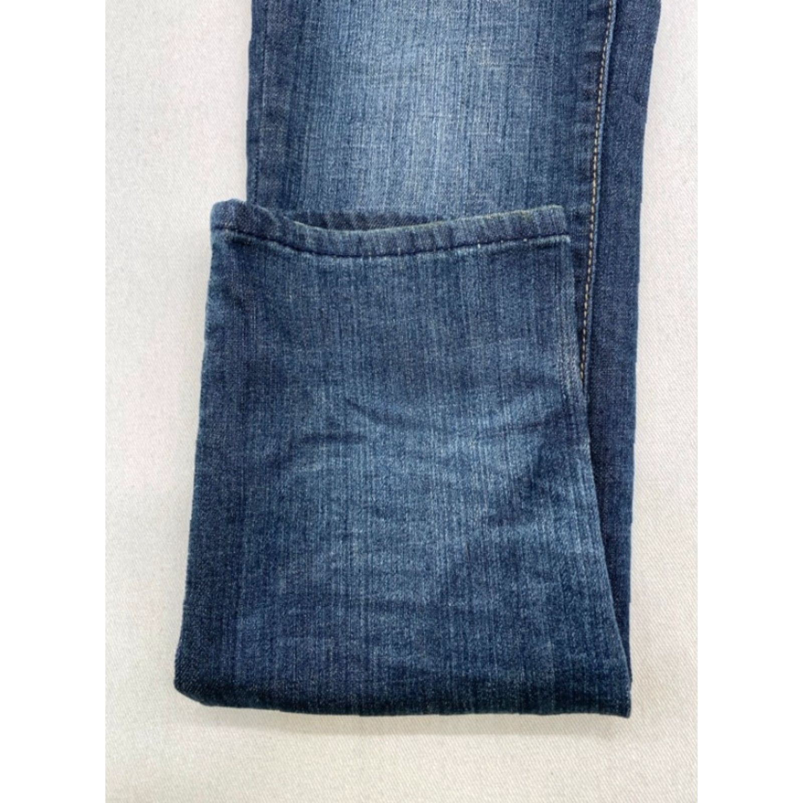 Vintage VIGOSS Womens Blue Denim Jeans Skinny 31x31 Size 7 Distressed Slim 5-Pocket Design Size 28" / US 6 / IT 42 - 2 Thumbnail