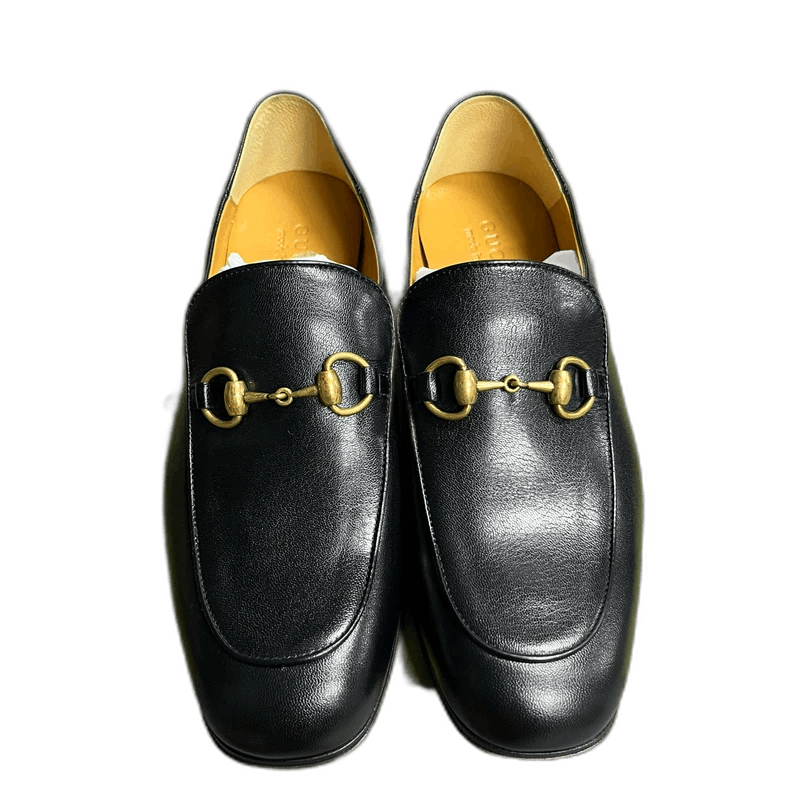 Gucci Gucci Black Leather Loafers Casual Shoes Size US 7.5 / EU 40-41 - 1 Thumbnail