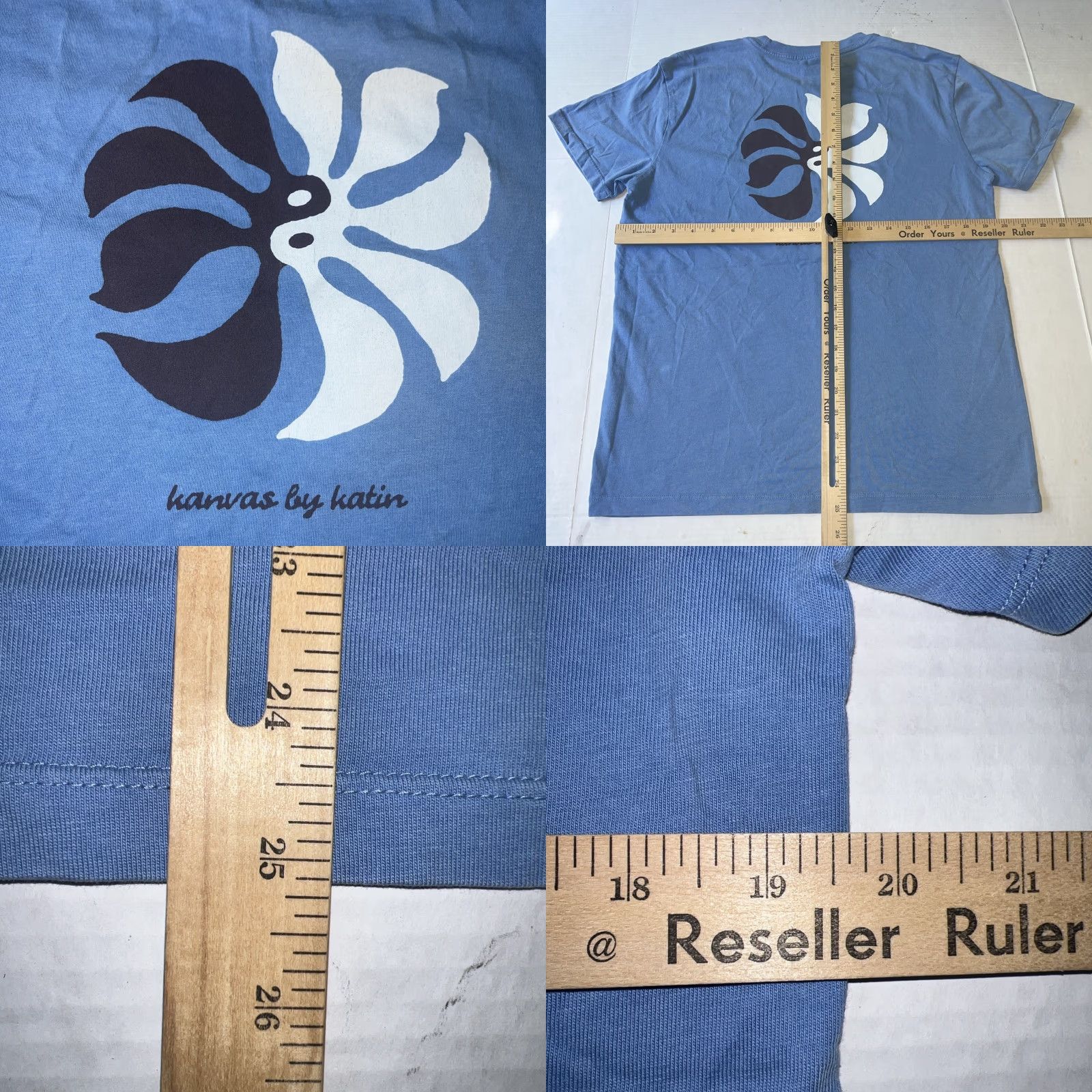 Katin VINTAGE Katin Shirt Surfers Blue Small Adult Men Graphic Print Crew Neck Short Sleeve Limited Edition Logo Size US S / EU 44-46 / 1 - 8 Thumbnail