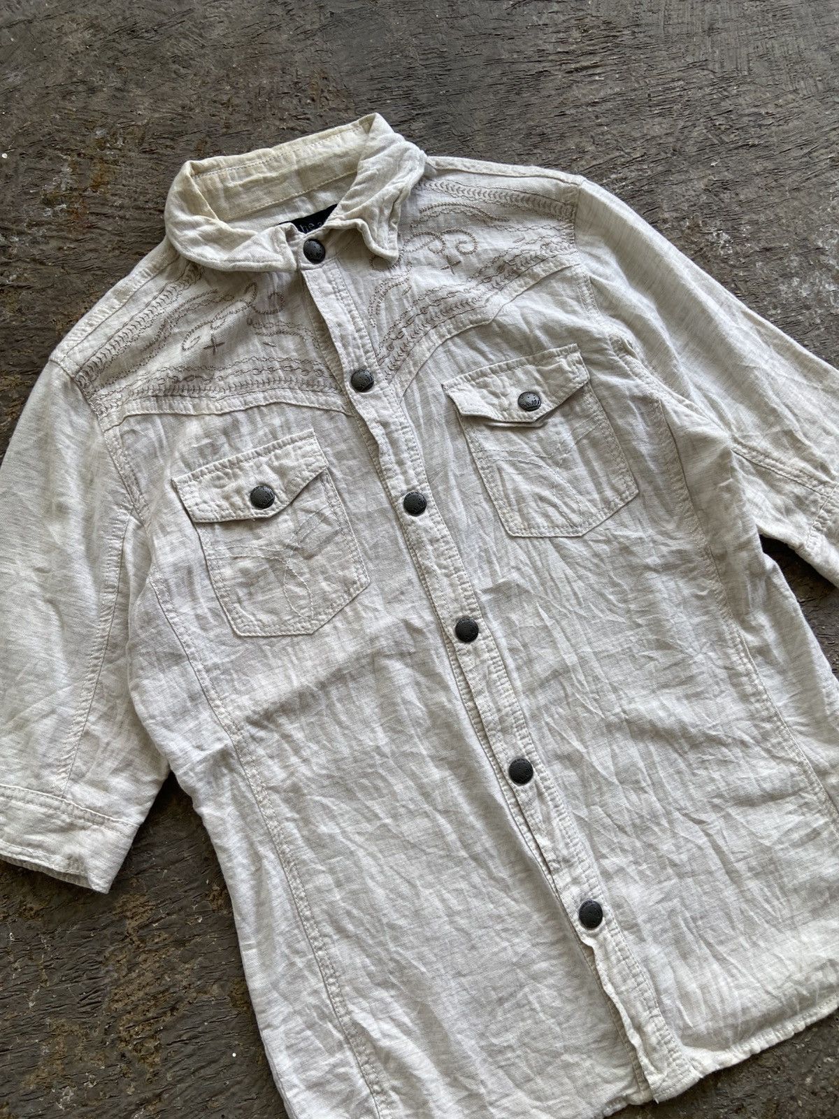In The Attic 2000s In The Attic - Vkei Style Snap Button Shirt Size US L / EU 52-54 / 3 - 2 Thumbnail