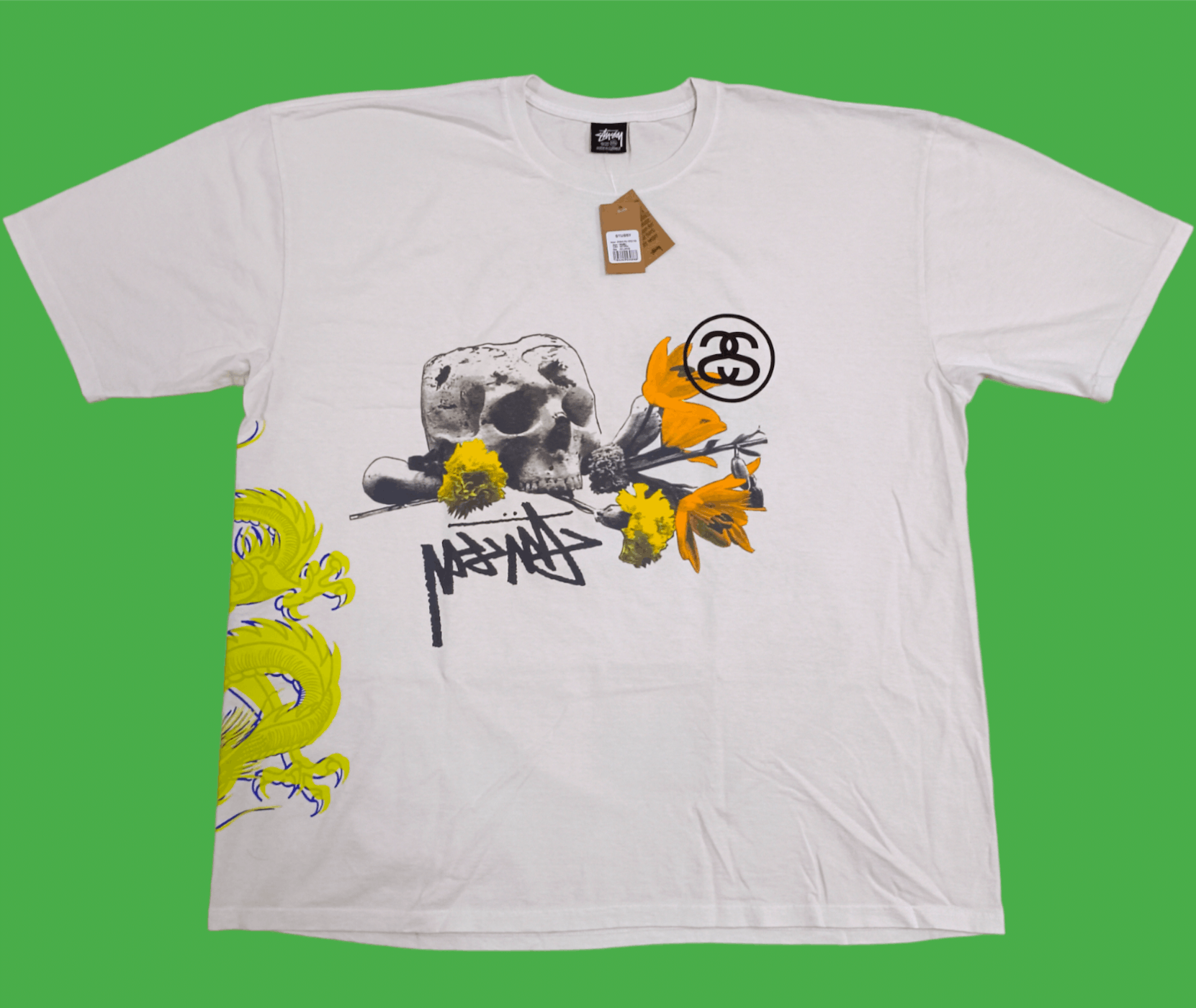 Hypebeast × Stussy RARE STUSSY STRIKE TEE PIGMENT DYED XXL Size US XXL / EU 58 / 5 - 4 Thumbnail