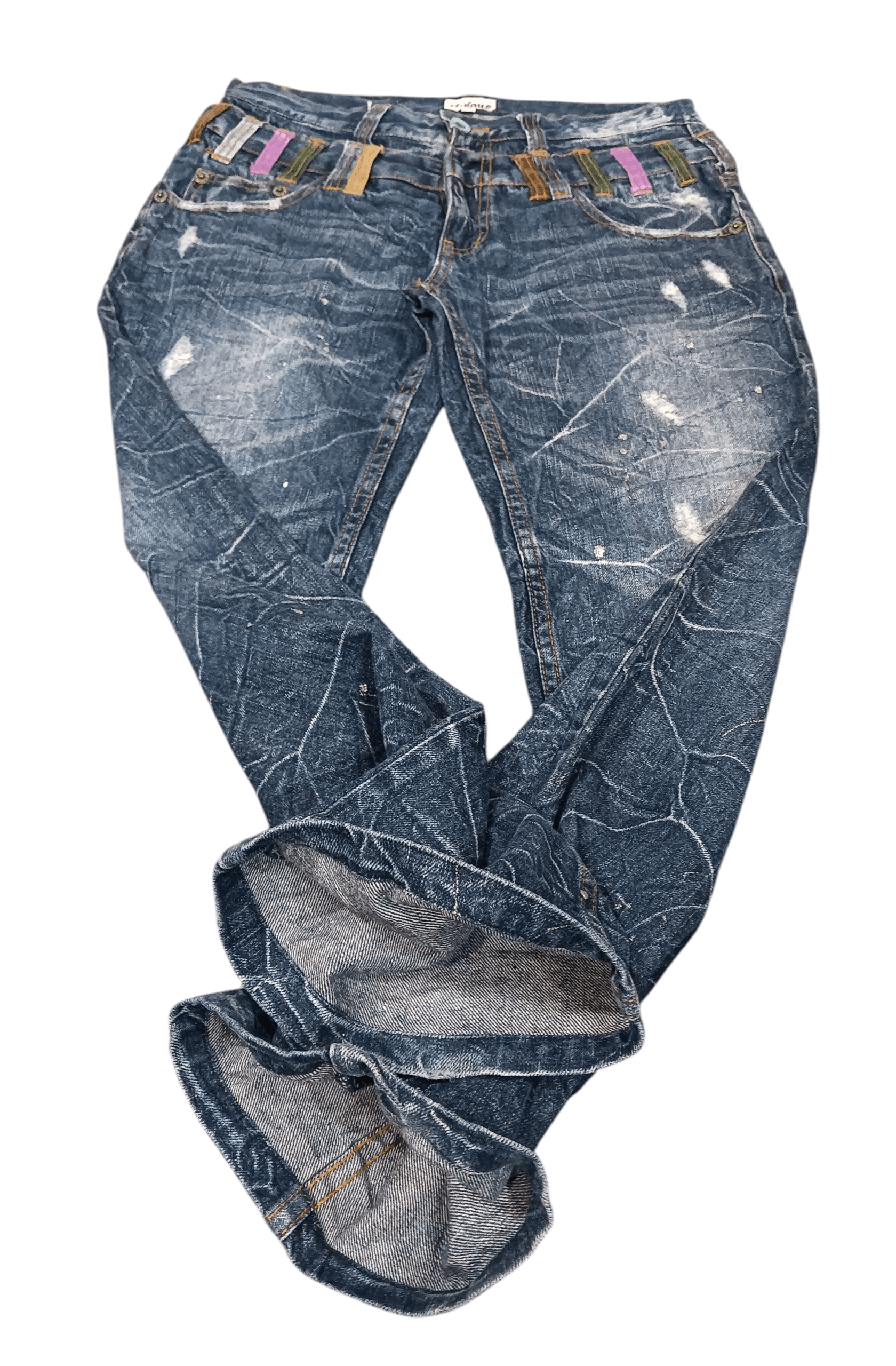 Other Nylaus Jeans Distressed Double Waist Size US 38 / EU 54 - 4 Thumbnail
