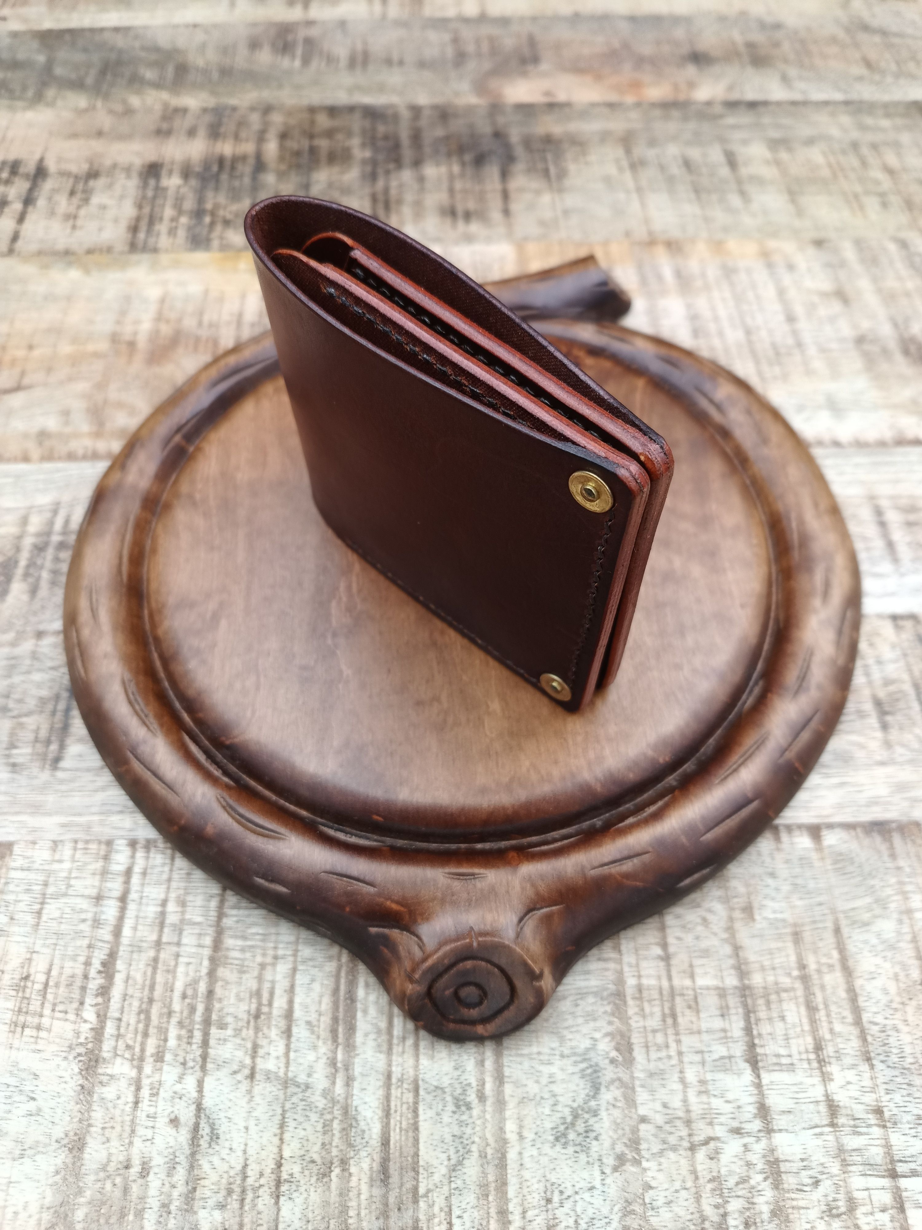 Other Handmade top grain leather wallet Size ONE SIZE - 3 Thumbnail