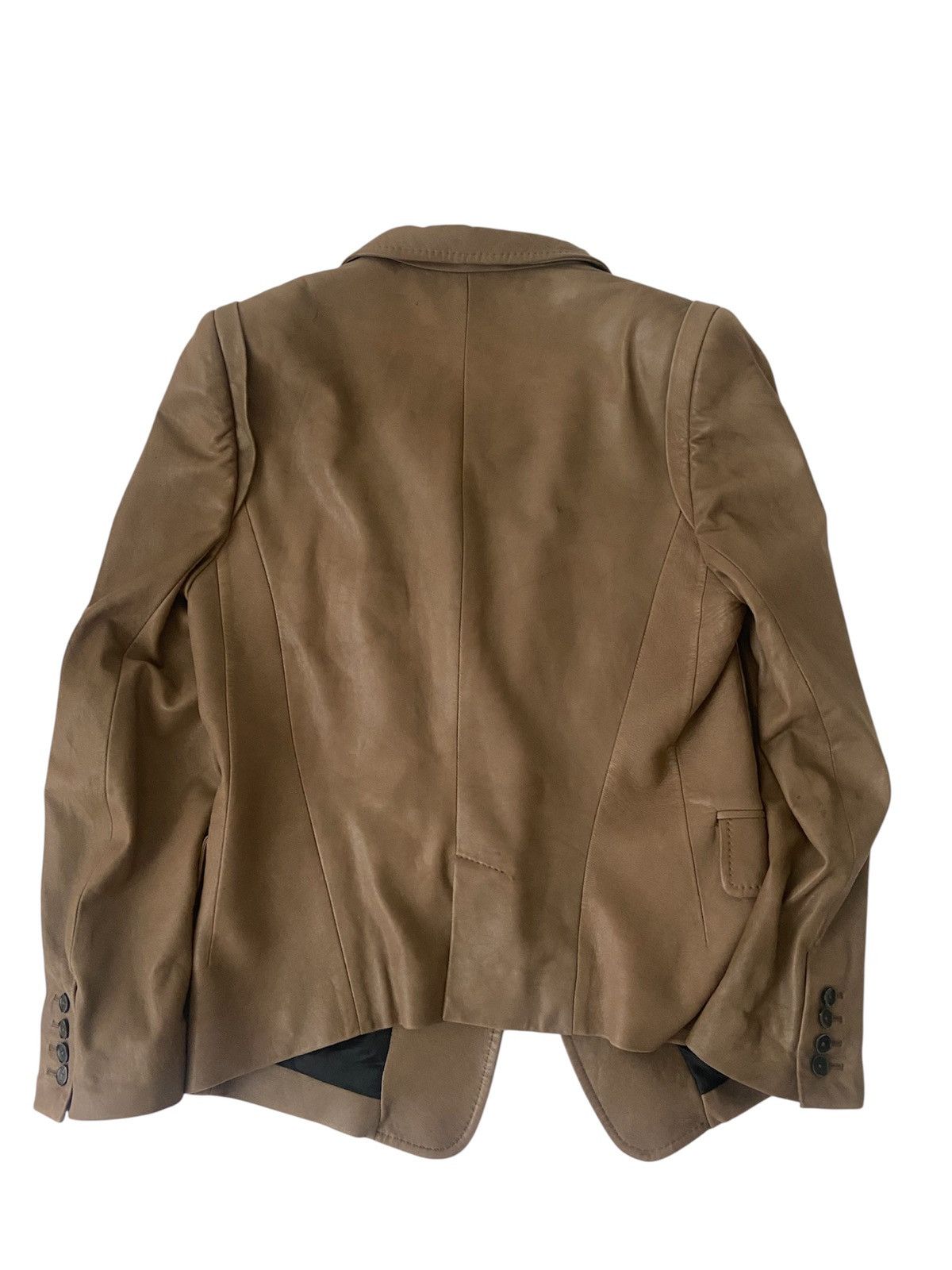 Ann Demeulemeester leather blazer Size M / US 6-8 / IT 42-44 - 3 Thumbnail