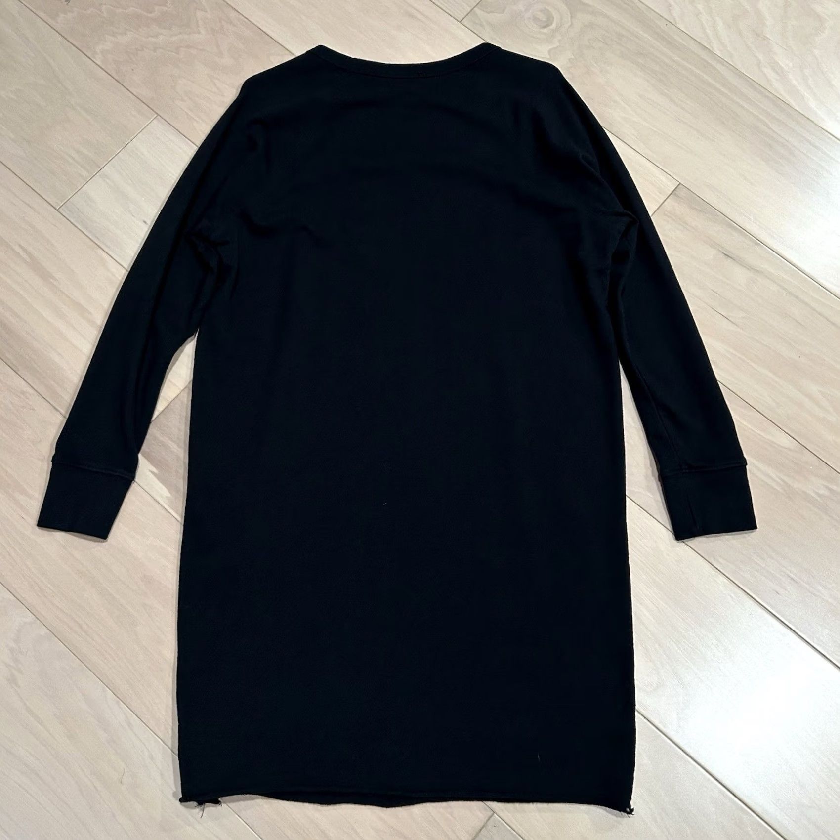 James Perse James Perse Dress Women’s 2 Raglan Short Length Black Crew Neck 100% Cotton Mini Shirt Dress T-Shirt Dress Casual Fall Womens Size XS / US 0-2 / IT 36-38 - 3 Thumbnail