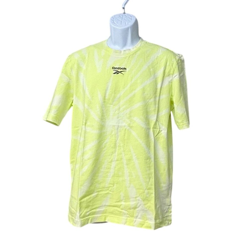 Reebok Reebok Unisex Classics Tie-Dye T-Shirt in Semi Energy Glow S Size XS / US 0-2 / IT 36-38 - 3 Thumbnail