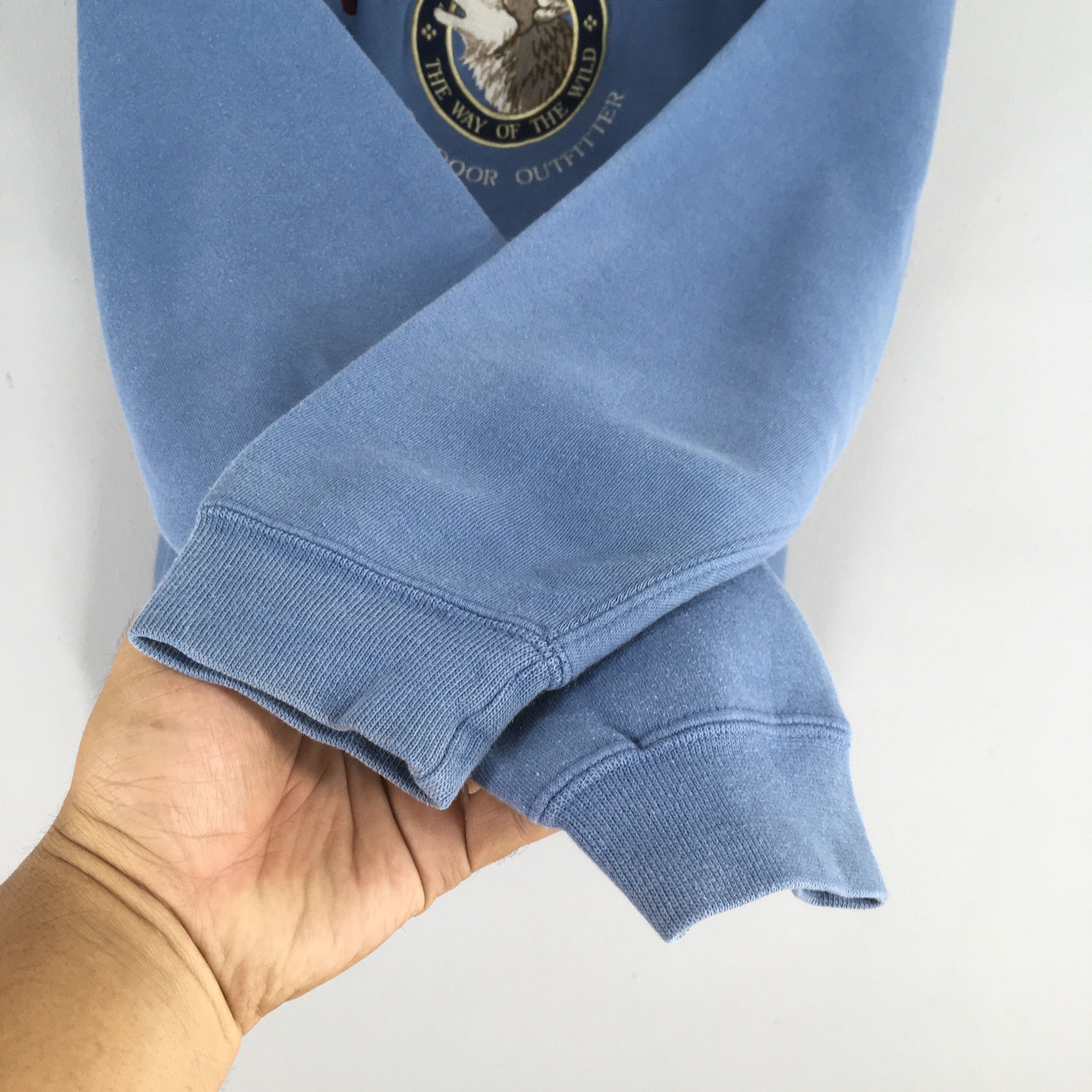 Habitat Vintage 90s American Wilderness Blue Sweatshirt XLarge Size US XL / EU 56 / 4 - 4 Thumbnail