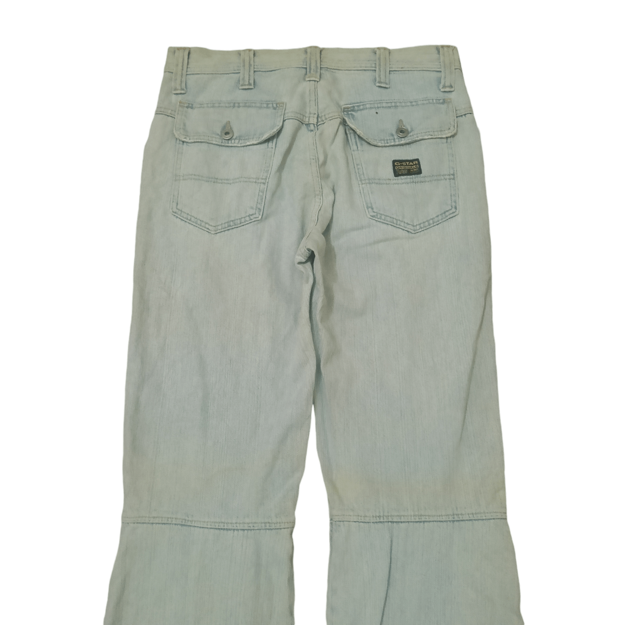 G-Star G Star Raw denim baggy jeans bootcut style Size US 31 - 12 Thumbnail