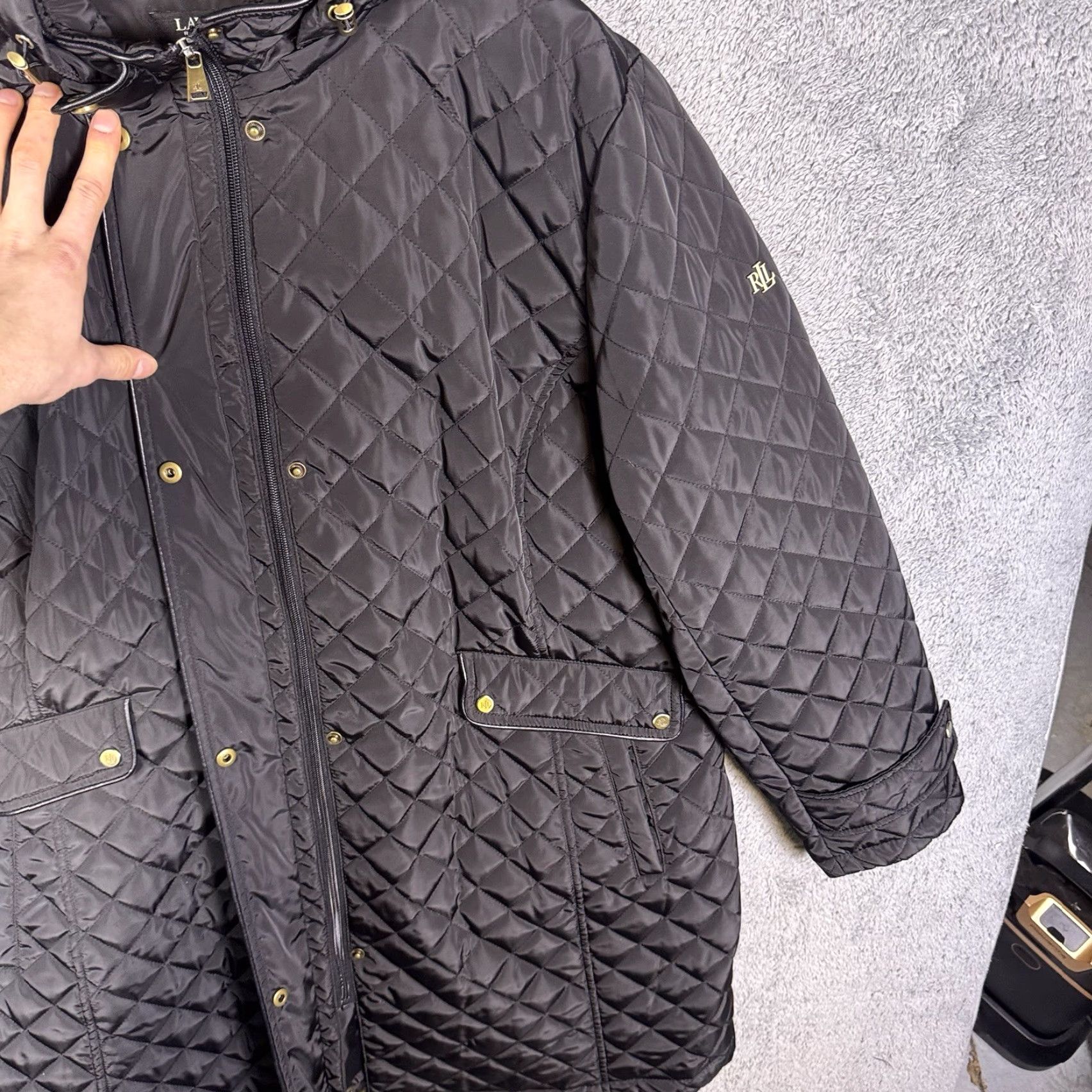 Ralph Lauren Ralph Lauren Black Label Jacket Womens 2X Diamond Quilted Equestrian Barn Puffer Jacket Size XXL / US 16-18 / IT 52-54 - 7 Thumbnail