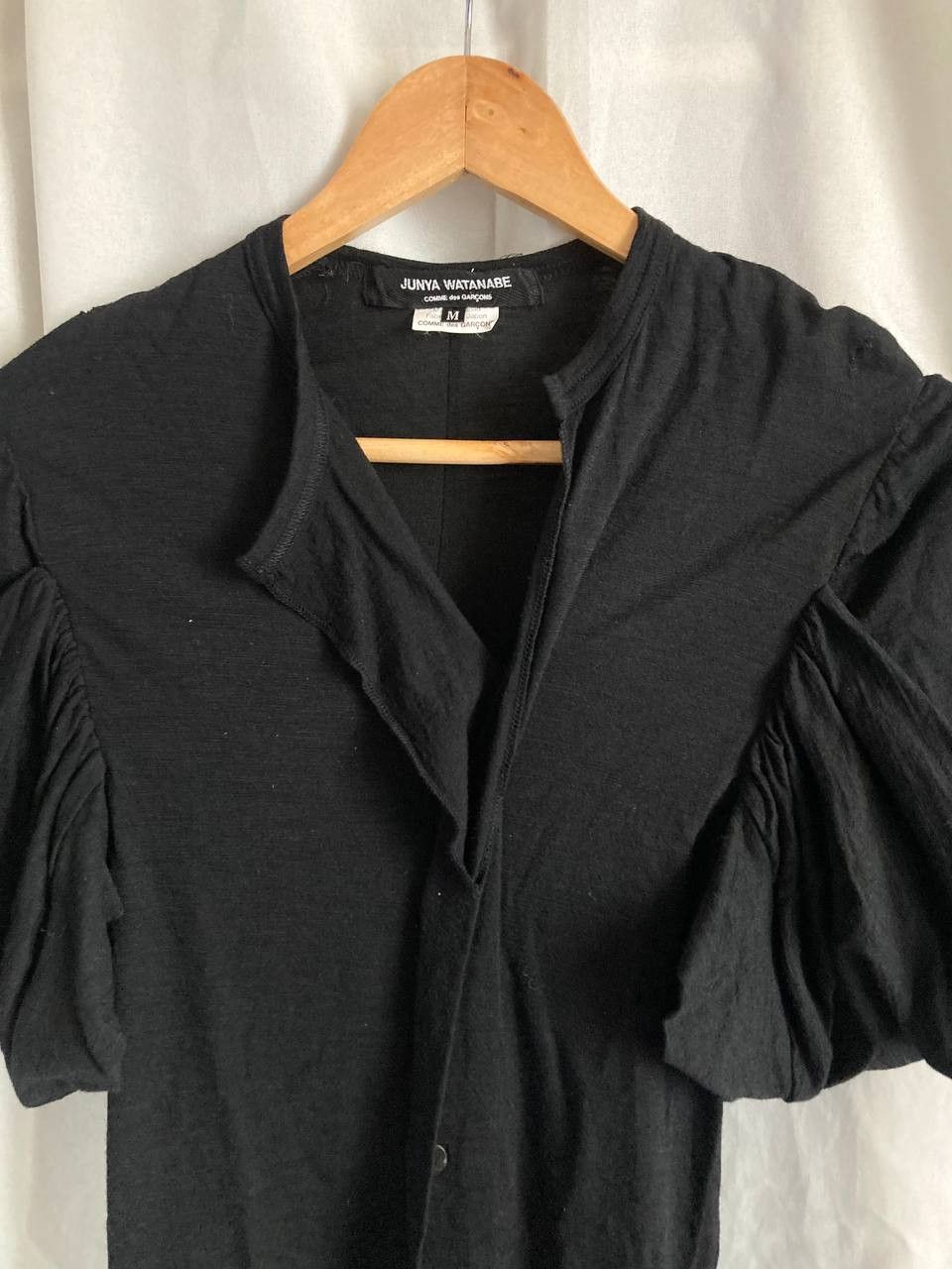 Junya Watanabe S/S07 Asymmetrical Puffer Sleeves Blouse Size M / US 6-8 / IT 42-44 - 4 Thumbnail