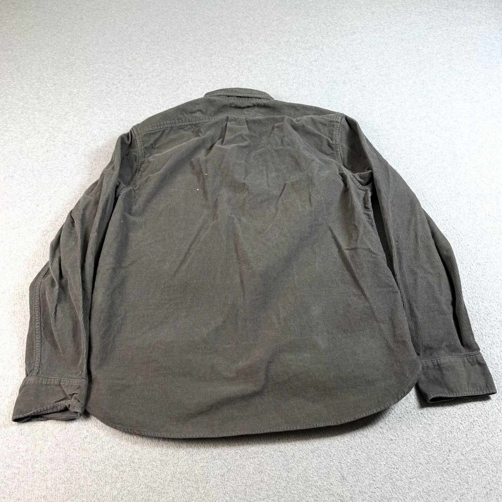 J.Crew J.CREW Corduroy Shirt Men L Gray Long Sleeve Button-Up Shacket Size US L / EU 52-54 / 3 - 2 Thumbnail