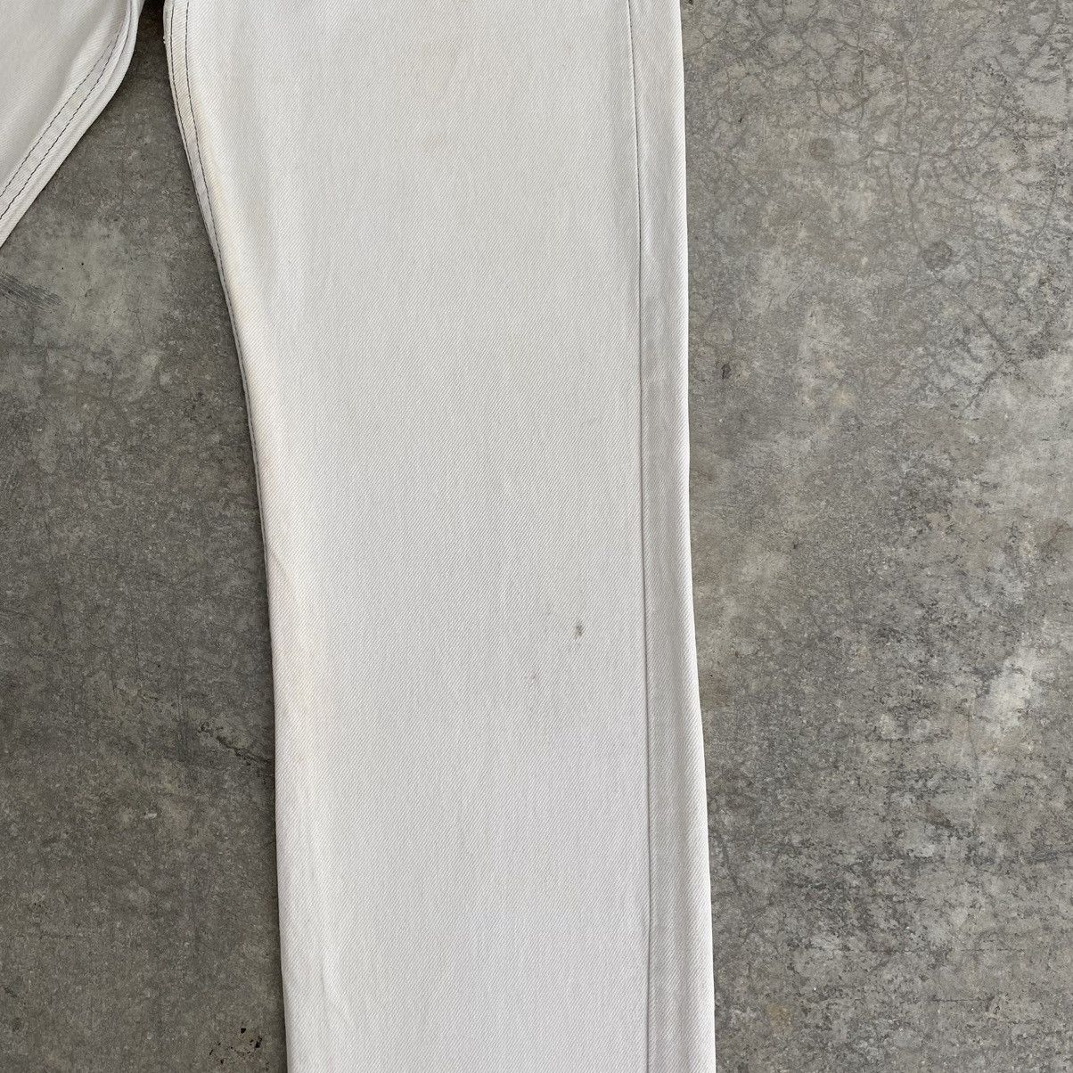 Levi's Size 29x29.5 Vintage 1985 Levis 501 White Jeans Size US 29 - 8 Thumbnail