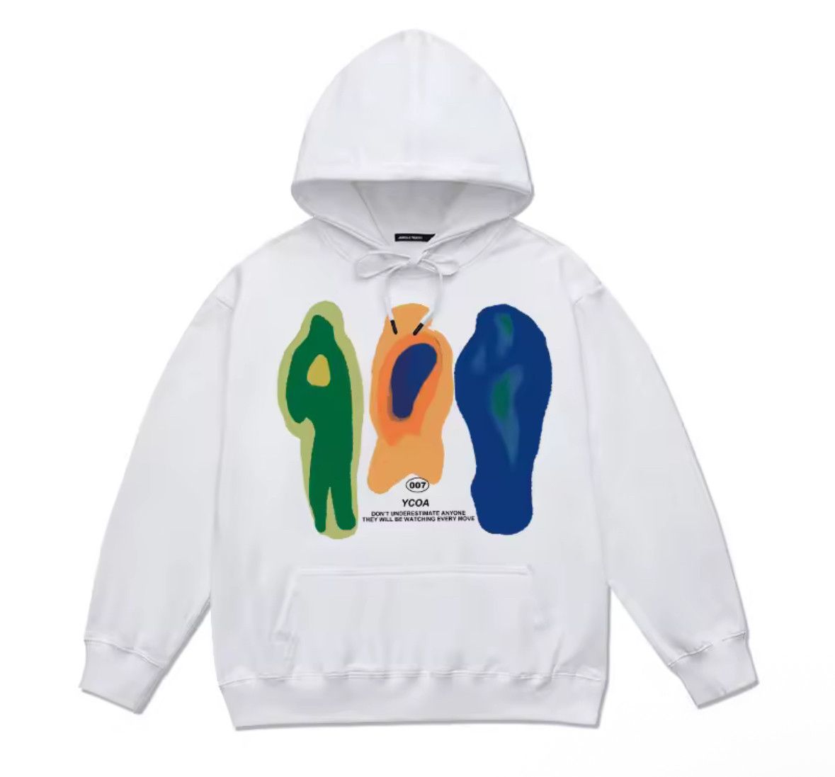 Japanese Brand Y2K Street Retro Colorful Shadow Cotton Hoodie Sweatshirt Size US XL / EU 56 / 4 - 1 Thumbnail