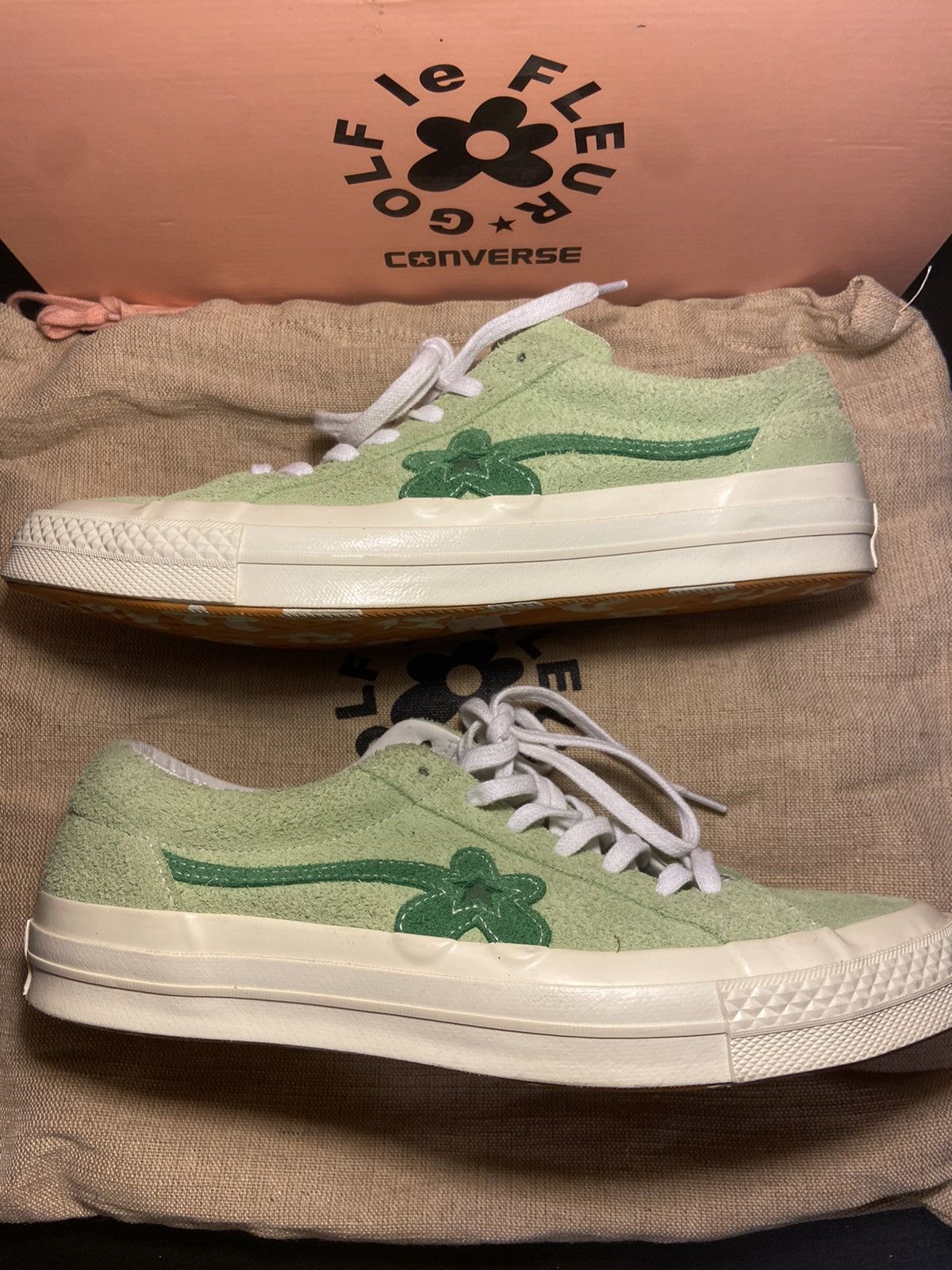 Converse one star ox tyler the creator golf le fleur jade lime best sale