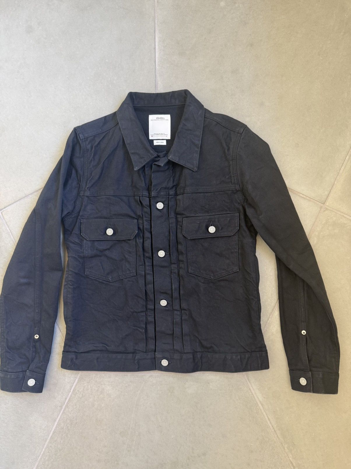 Visvim Visvim 101XX JKT Crash Black Denim Jacket | Grailed