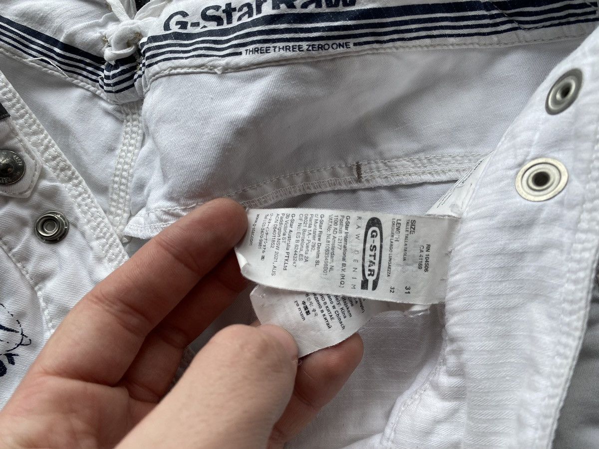 G-Star 🔥Opium Punk G Star White Relaxed women pants y2k loose 31 sz Size 32" / US 10 / IT 46 - 5 Thumbnail