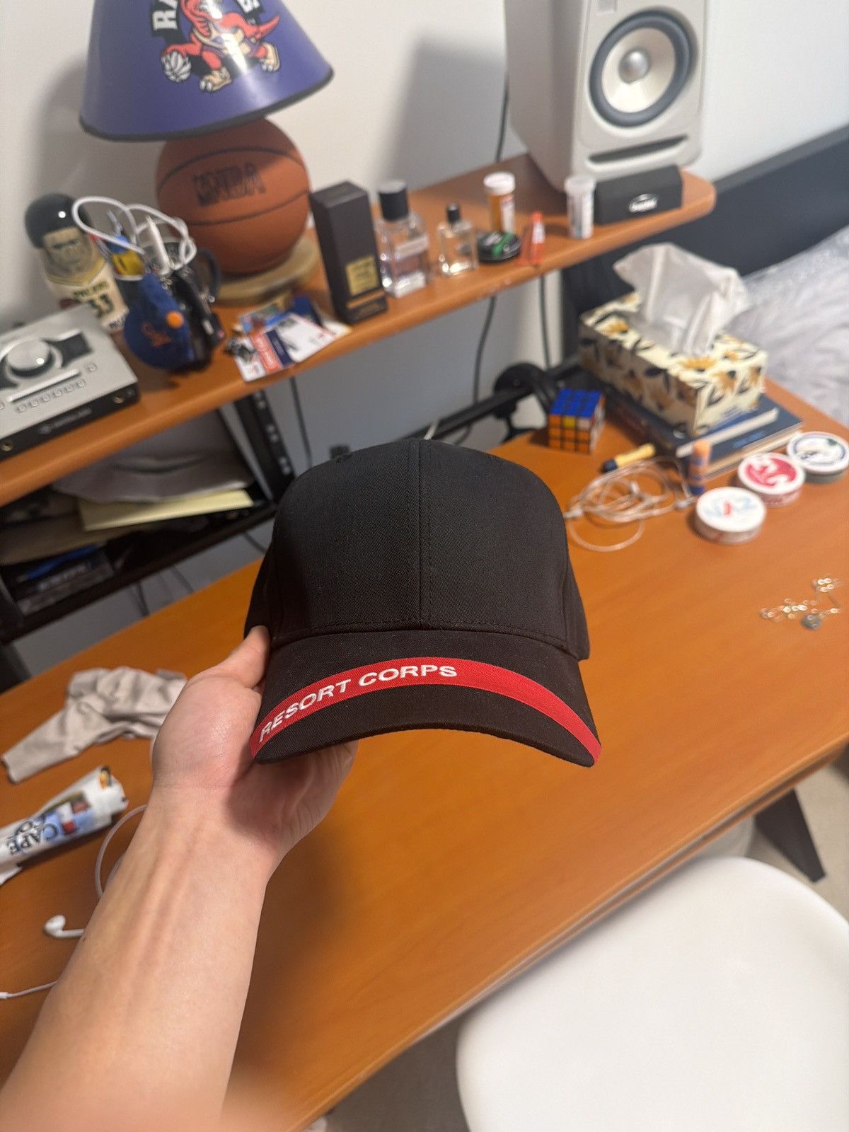 Resort Corps Resort Corps Red Stripe Hat Strapback Size ONE SIZE - 2 Thumbnail