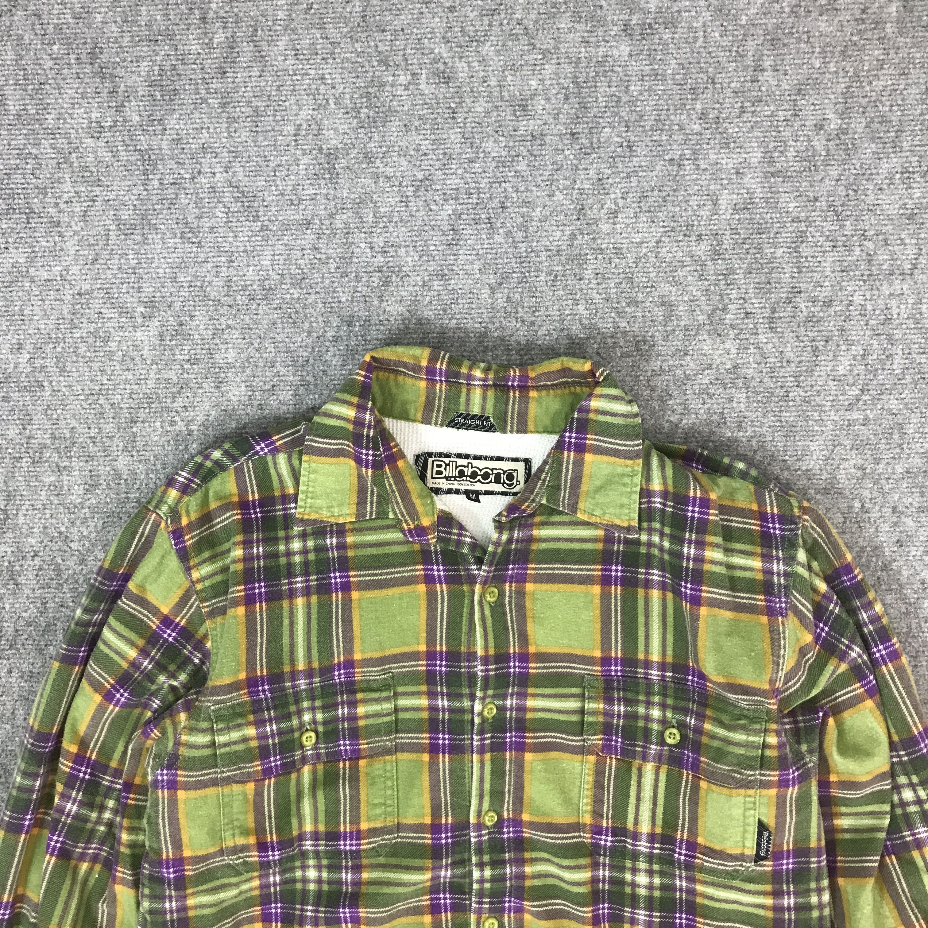 Billabong BILLABONG TARTAN BUTTON UP SHIRT K62B16 Size US M / EU 48-50 / 2 - 2 Thumbnail