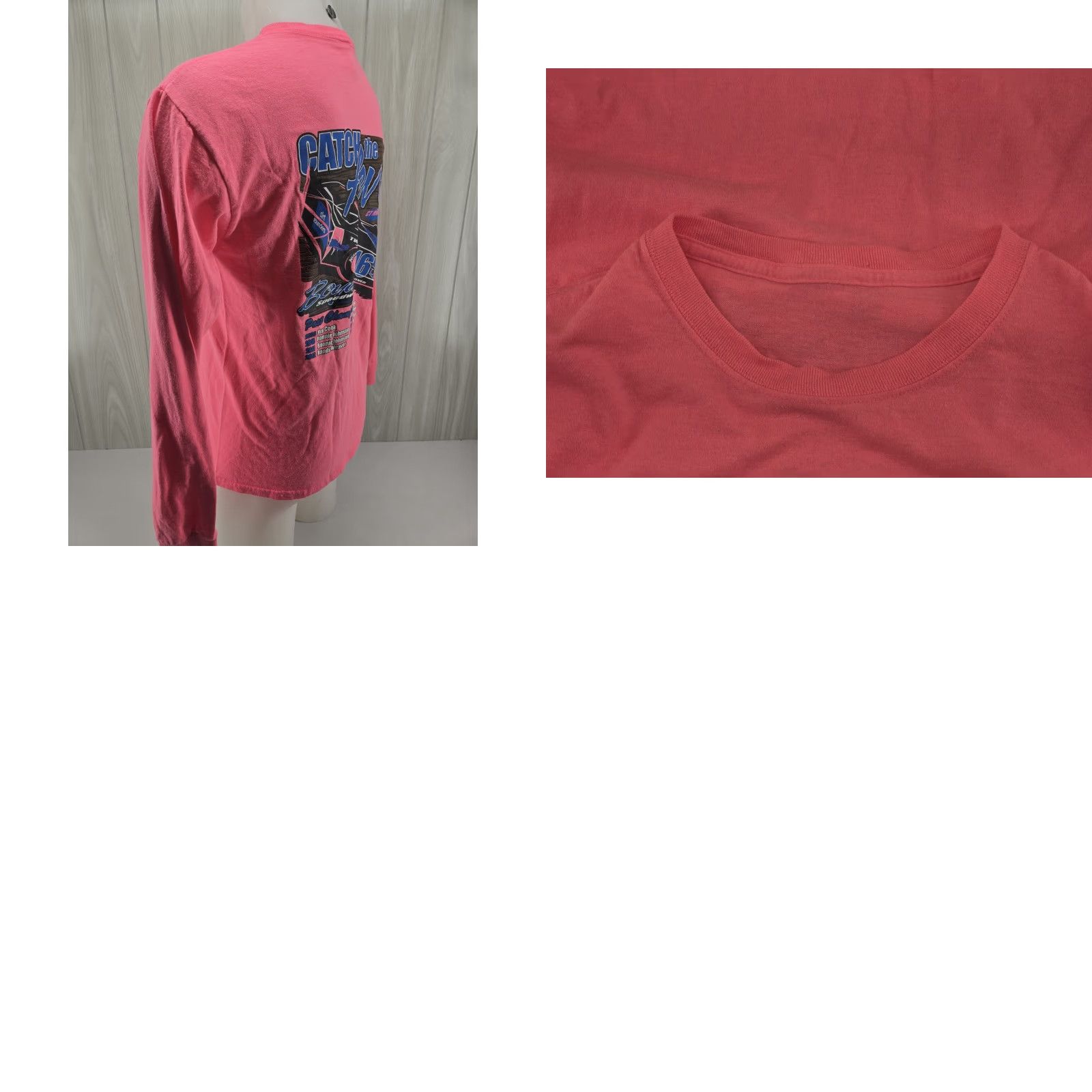 Vintage VINTAGE Boyds Speedway Ringgold Ga Cabin Fever 40 Pink L/S Shirt Size Medium Size M / US 6-8 / IT 42-44 - 9 Thumbnail