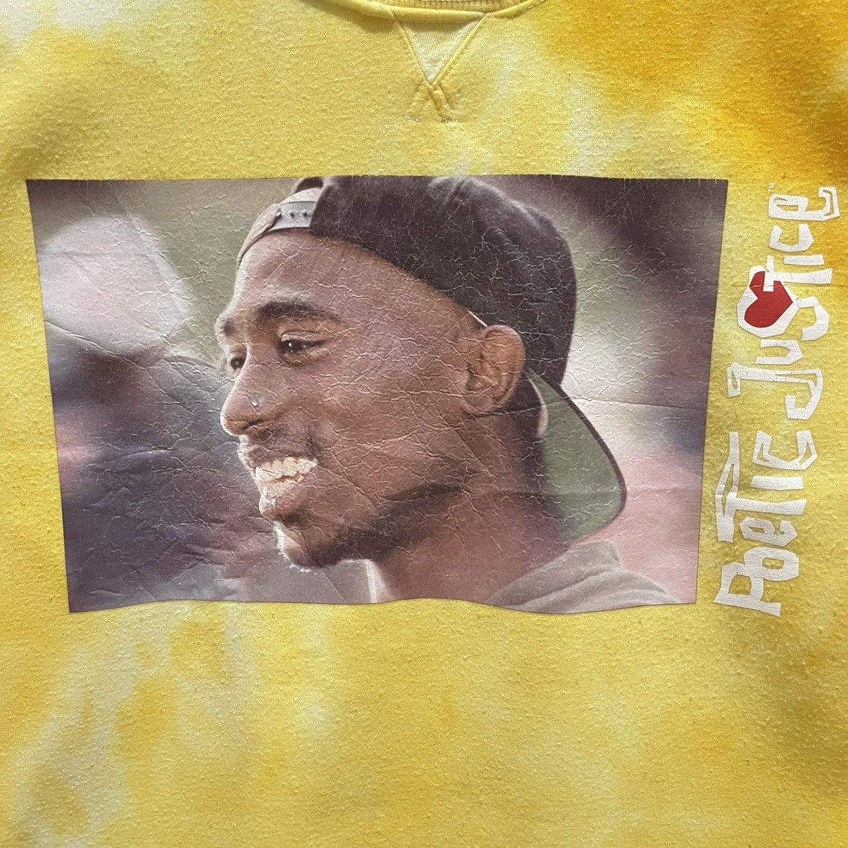 Rap Tees Tupac Shakur Poetic Justice Tie-Dye Crewneck Sweatshirt Size US M / EU 48-50 / 2 - 8 Thumbnail