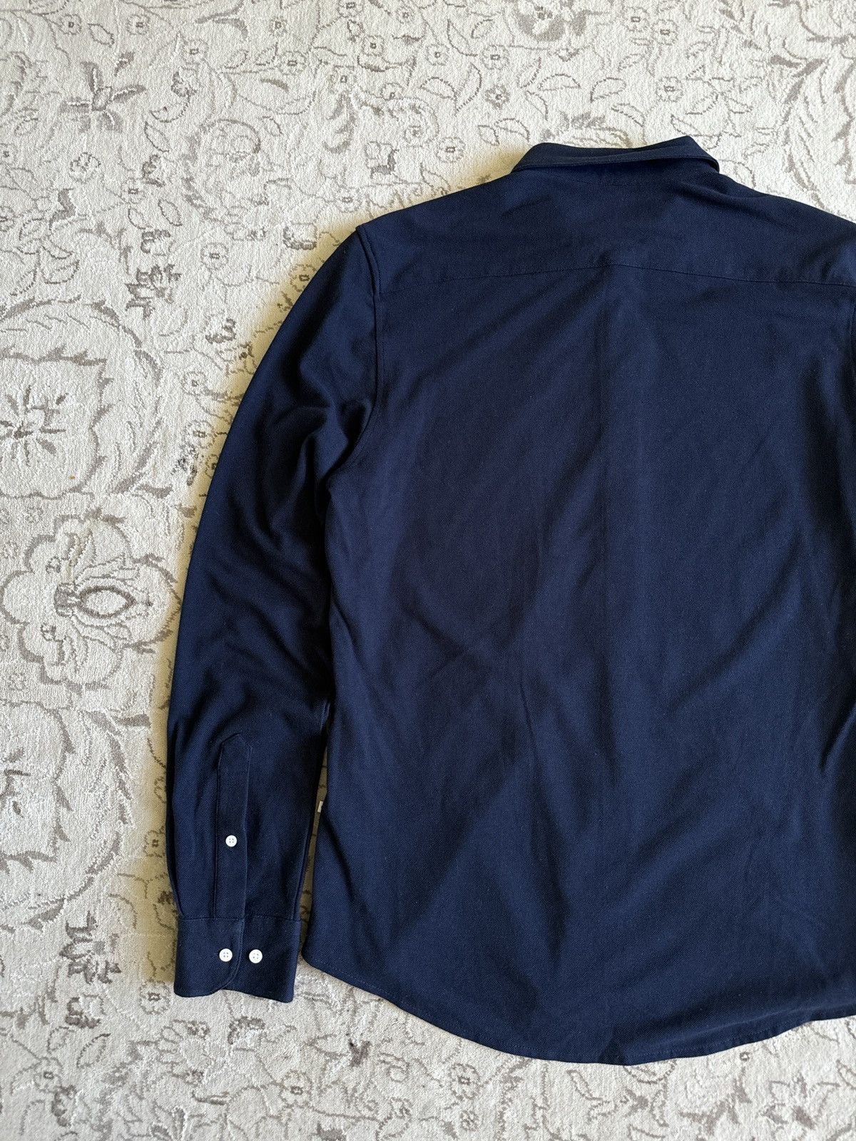 NN07 NN07 No Nationality Sean Jersey Navy Long Sleeve Polo Slim Size US M / EU 48-50 / 2 - 12 Thumbnail