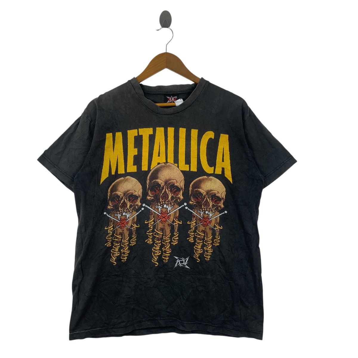 Band Tees Vintage METALLICA PUSHEAD 2000 Sanitarium Tour Fixxxer Tee Size US L / EU 52-54 / 3 - 4 Thumbnail