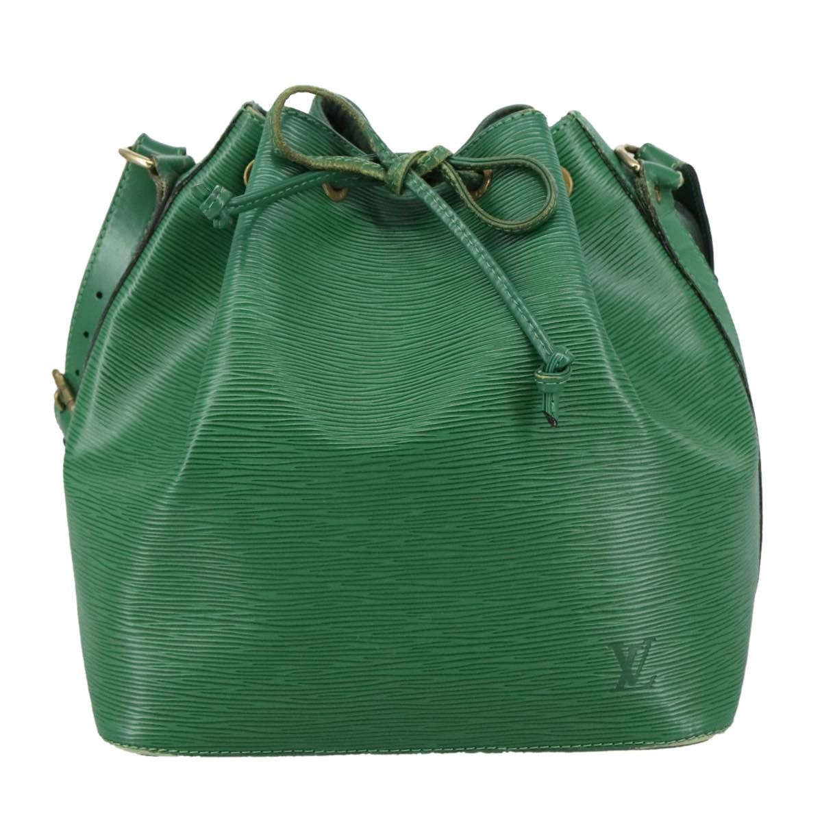 Louis Vuitton Petit Noé Green Leather Shoulder Bag (Pre-Owned) Size ONE SIZE - 1 Thumbnail