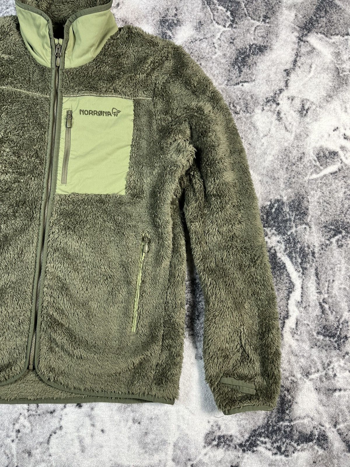 Norrona Norrona Fleece Jacket Sherpa Zip Gorpcore S Fits M Size US M / EU 48-50 / 2 - 3 Thumbnail