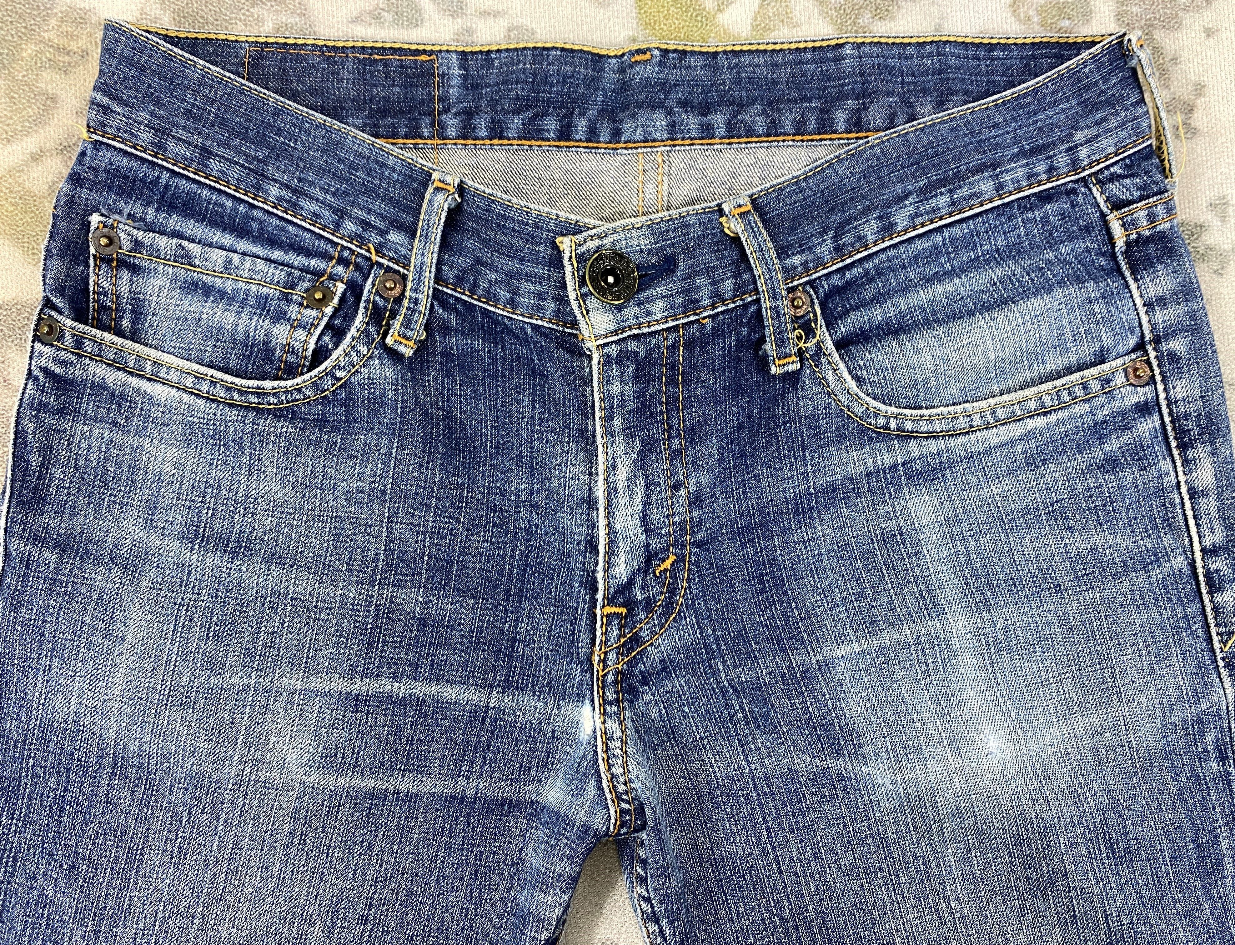 Levi's Blue Vintage Levi's 605 Distressed Denim 31 x 29 -JN665 Size US 31 - 3 Thumbnail