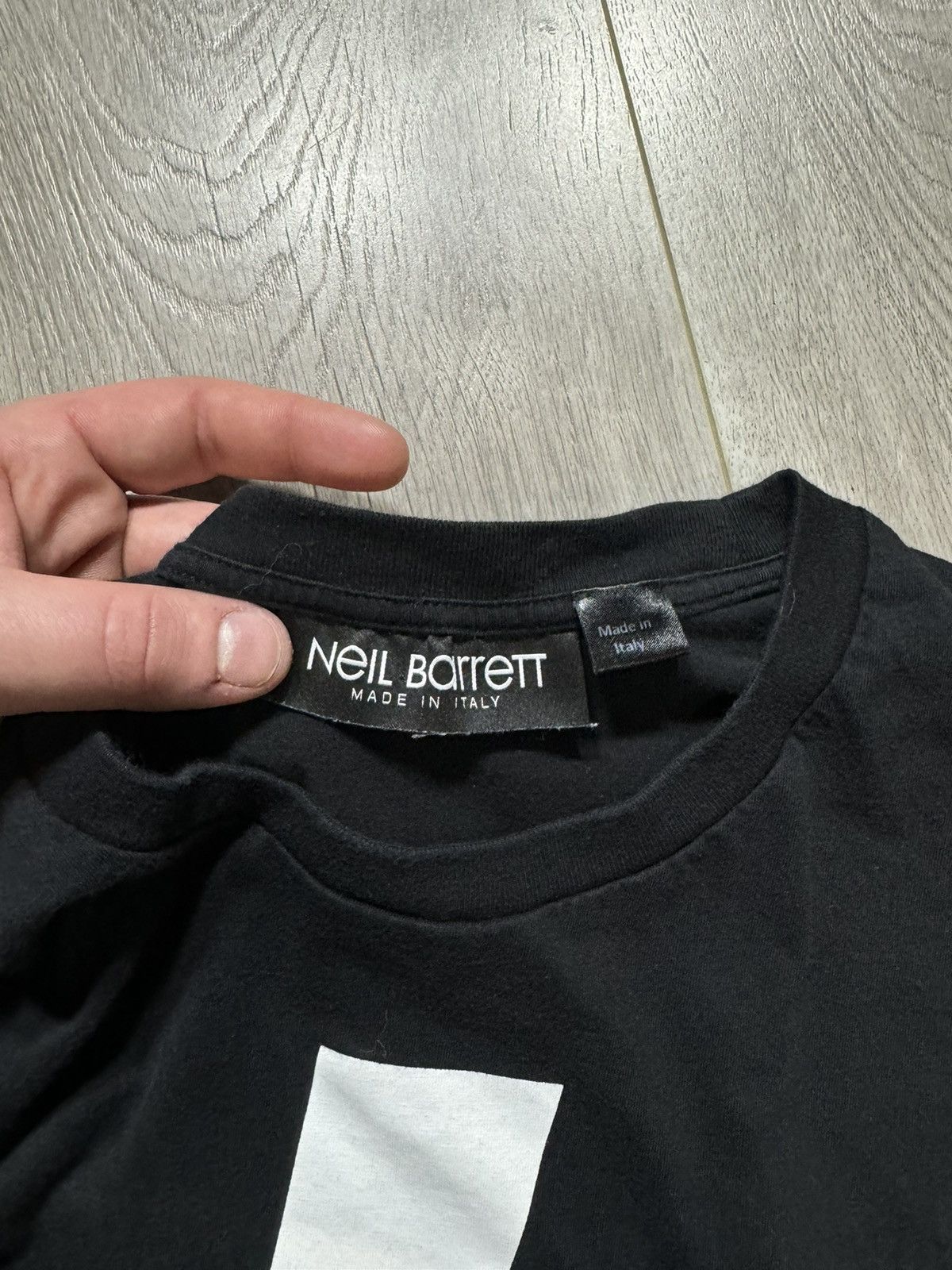 Neil Barrett (READ) Neil Barrett Crossed Out Thunderbolt T Shirt Size US L / EU 52-54 / 3 - 6 Thumbnail
