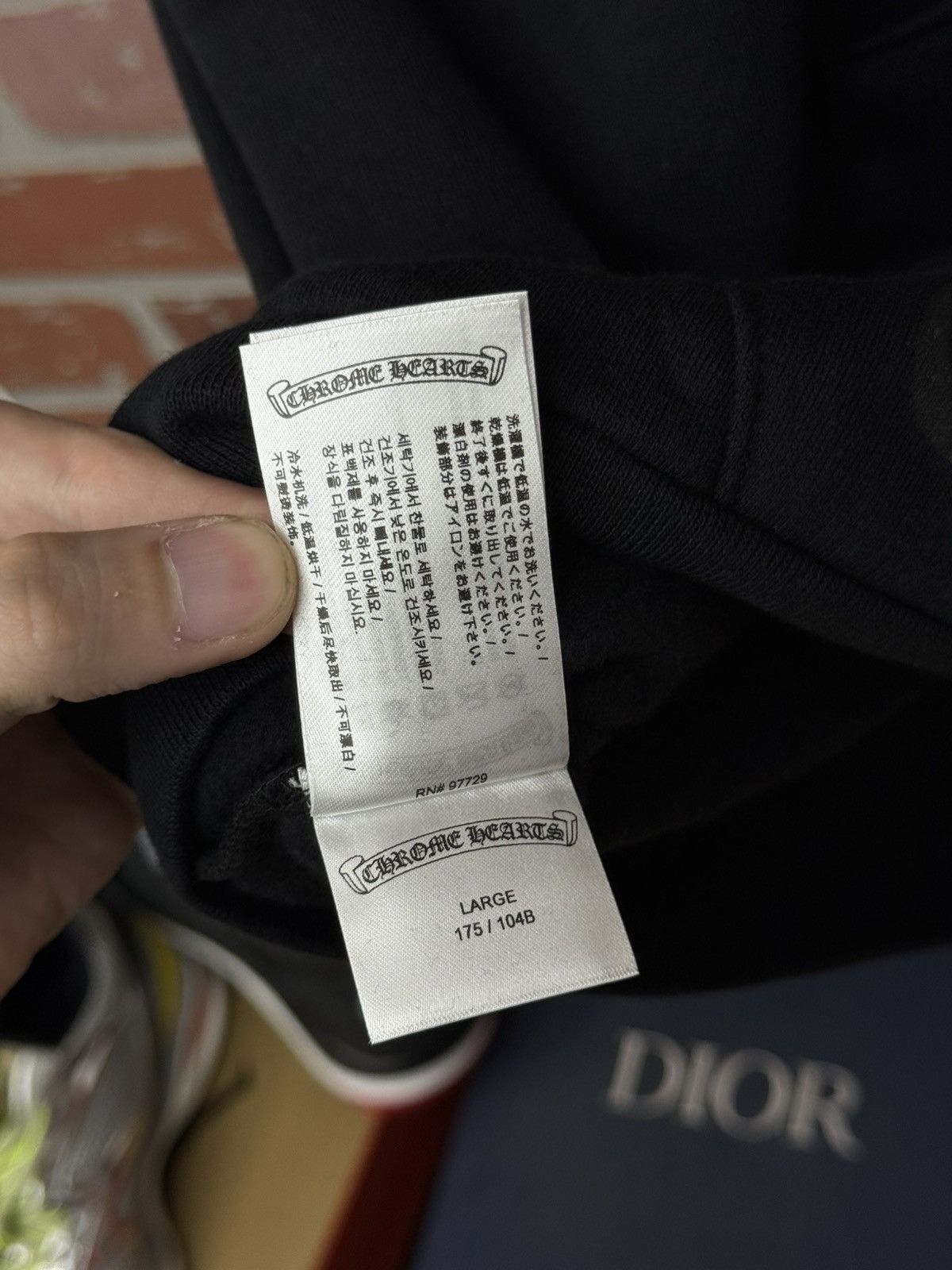 Chrome Hearts L - Authentic Chrome Hearts Black Silver Hoodie (NEW) Size US L / EU 52-54 / 3 - 17 Thumbnail