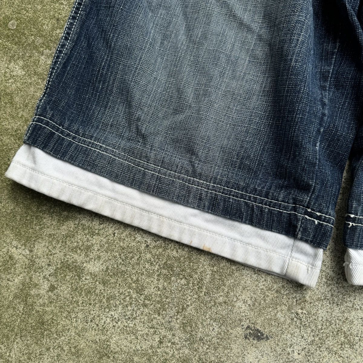 Southpole Y2K Southpole Faded Skater Jean Shorts ERD Grunge Thrashed Size US 32 / EU 48 - 6 Thumbnail