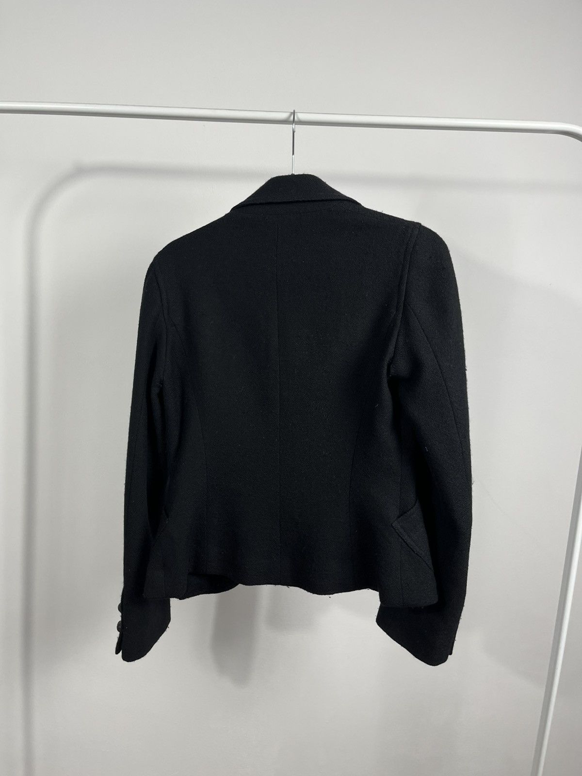 Bally Bally Made in Italy Black Wool Blazer Jacket Size S / US 4 / IT 40 - 11 Thumbnail
