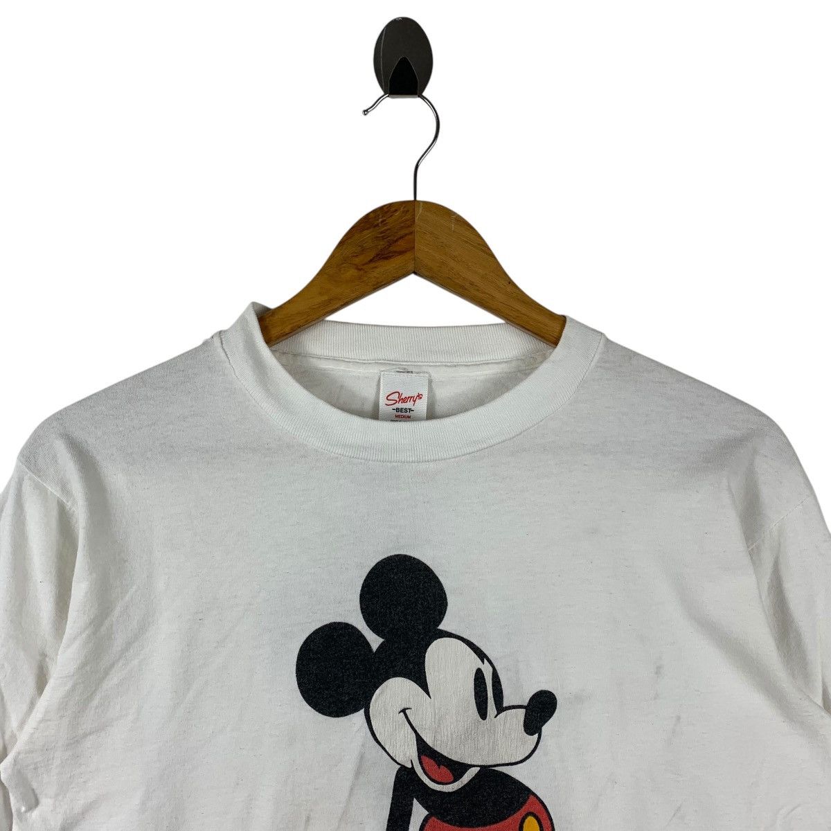Disney Vintage MICKEY MOUSE mirror printed mickey long sleeve tee Size US M / EU 48-50 / 2 - 2 Thumbnail