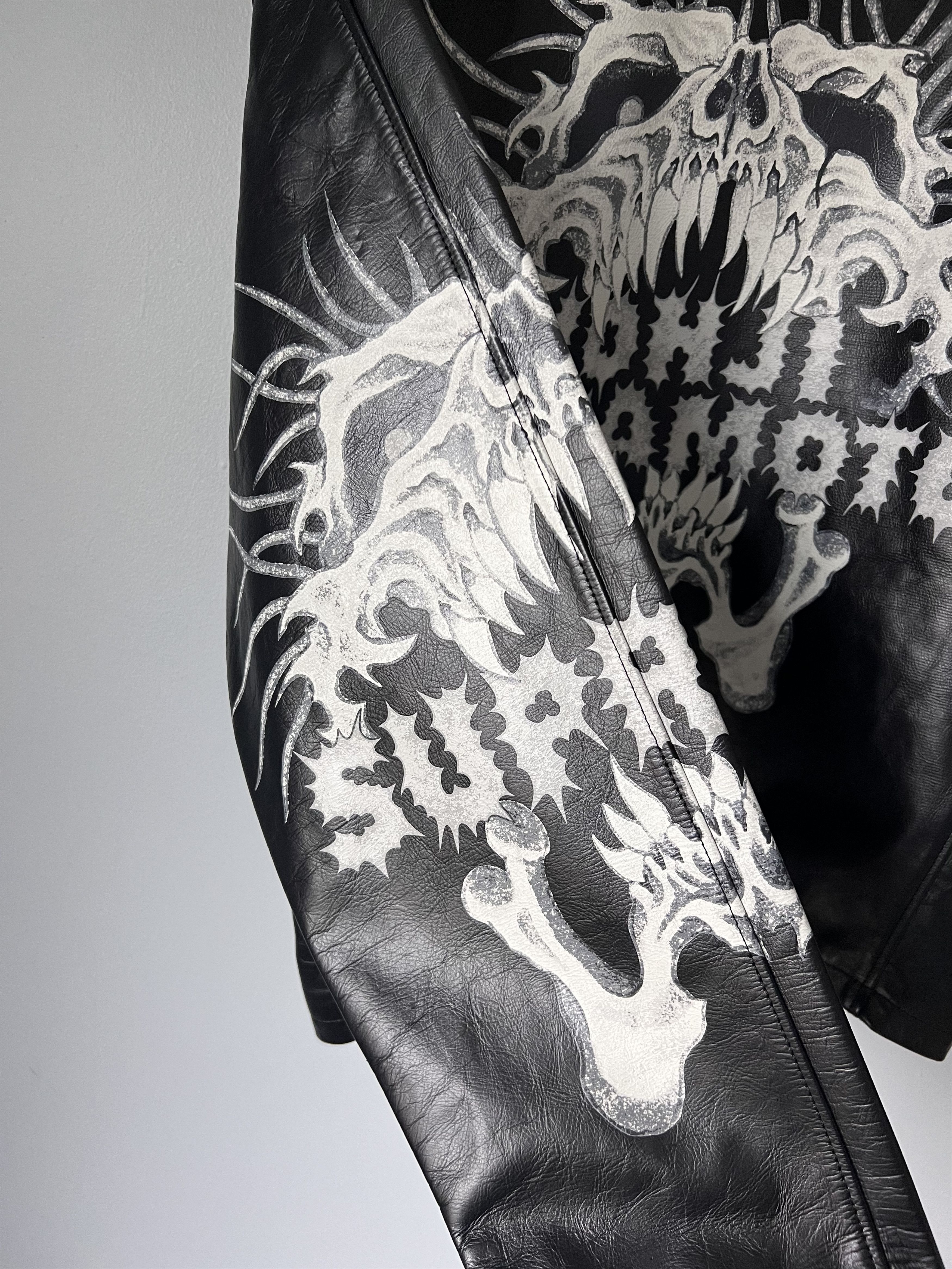 Supreme × Yohji Yamamoto Supreme Y's by Yohji Yamamoto Leather Jacket in Black Size US L / EU 52-54 / 3 - 5 Thumbnail