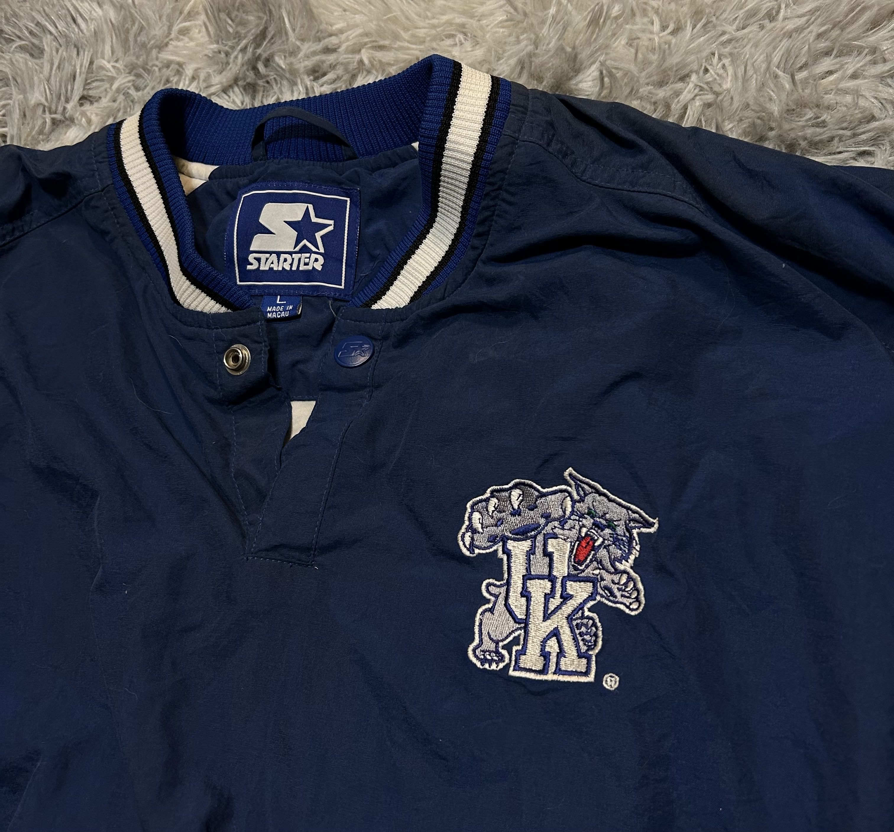 Starter 1990's University of Kentucky Starter Jacket Size US L / EU 52-54 / 3 - 3 Thumbnail