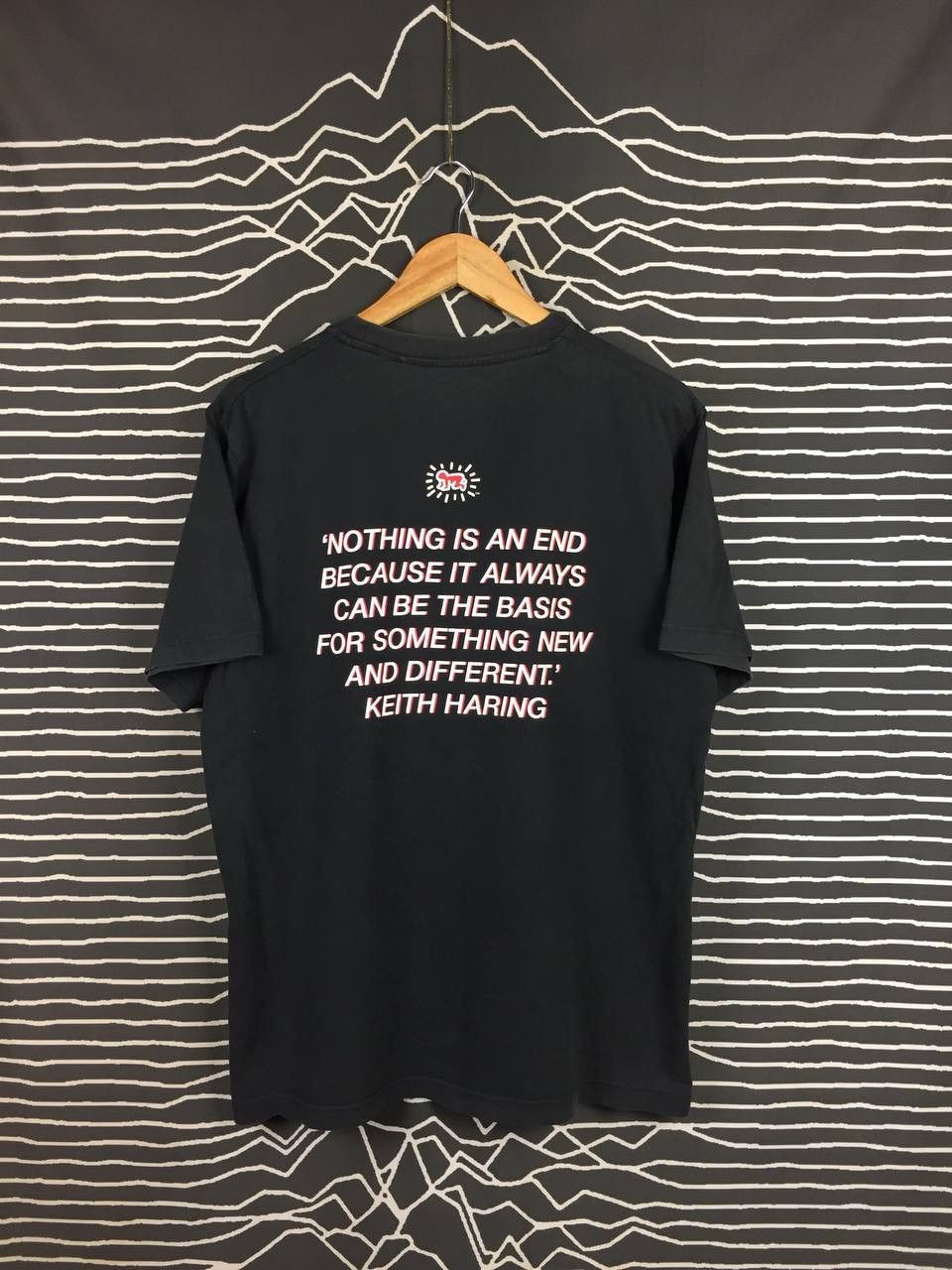 Keith Haring Uniqlo X Keith Haring Nothing Is An End Quote Pop Art Tee Size US L / EU 52-54 / 3 - 2 Thumbnail