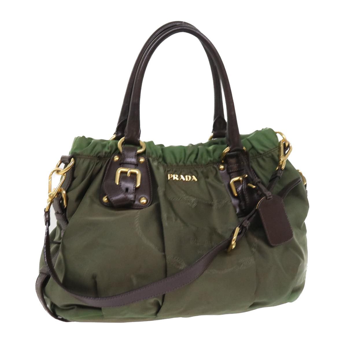image of Prada Handbag in Green, Women's