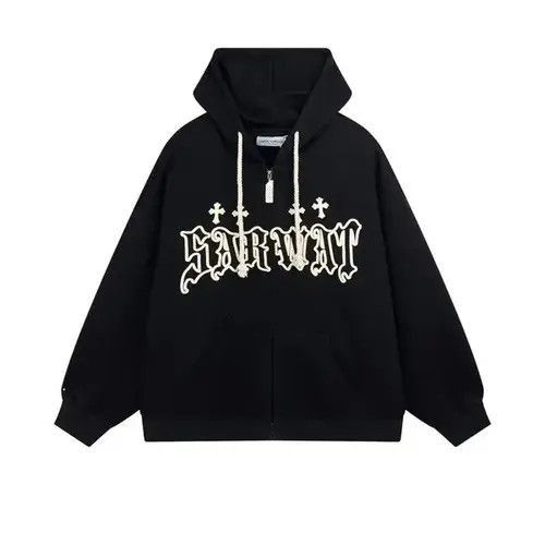 Japanese Brand × Vintage Goth Embroidery Y2K Hoodie Size US L / EU 52-54 / 3 - 2 Thumbnail