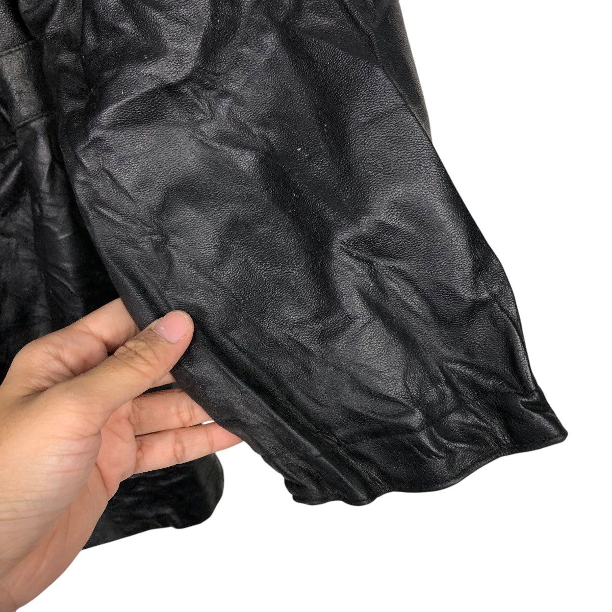 Japanese Brand 📌Vintage Leather Jacket Equitum Italy Blanket Issey Miyake Size US M / EU 48-50 / 2 - 16 Thumbnail