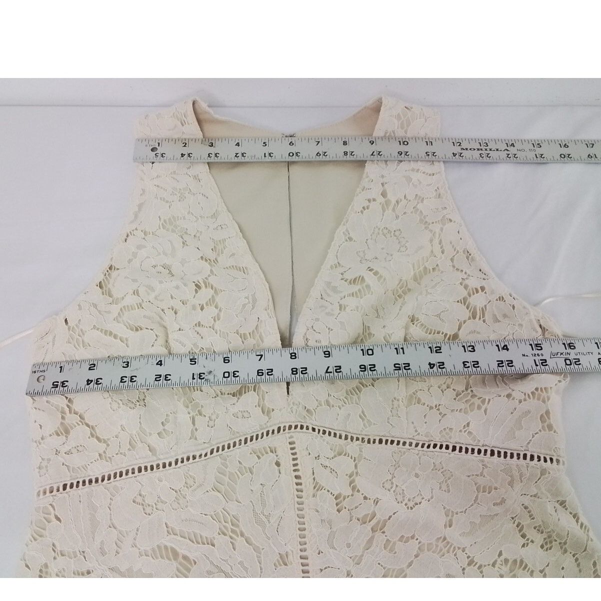 ASTR The Label Astr Lace Dress Women's Medium Off-White NWT Size M / US 6-8 / IT 42-44 - 7 Thumbnail