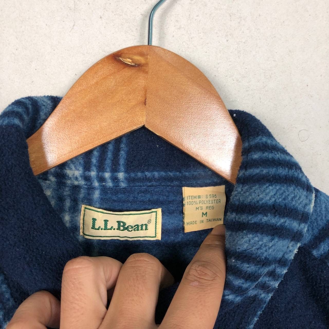 L.L. Bean × Vintage Vintage 90s L.L. Bean Wool Fleece Jacket Size US M / EU 48-50 / 2 - 6 Thumbnail