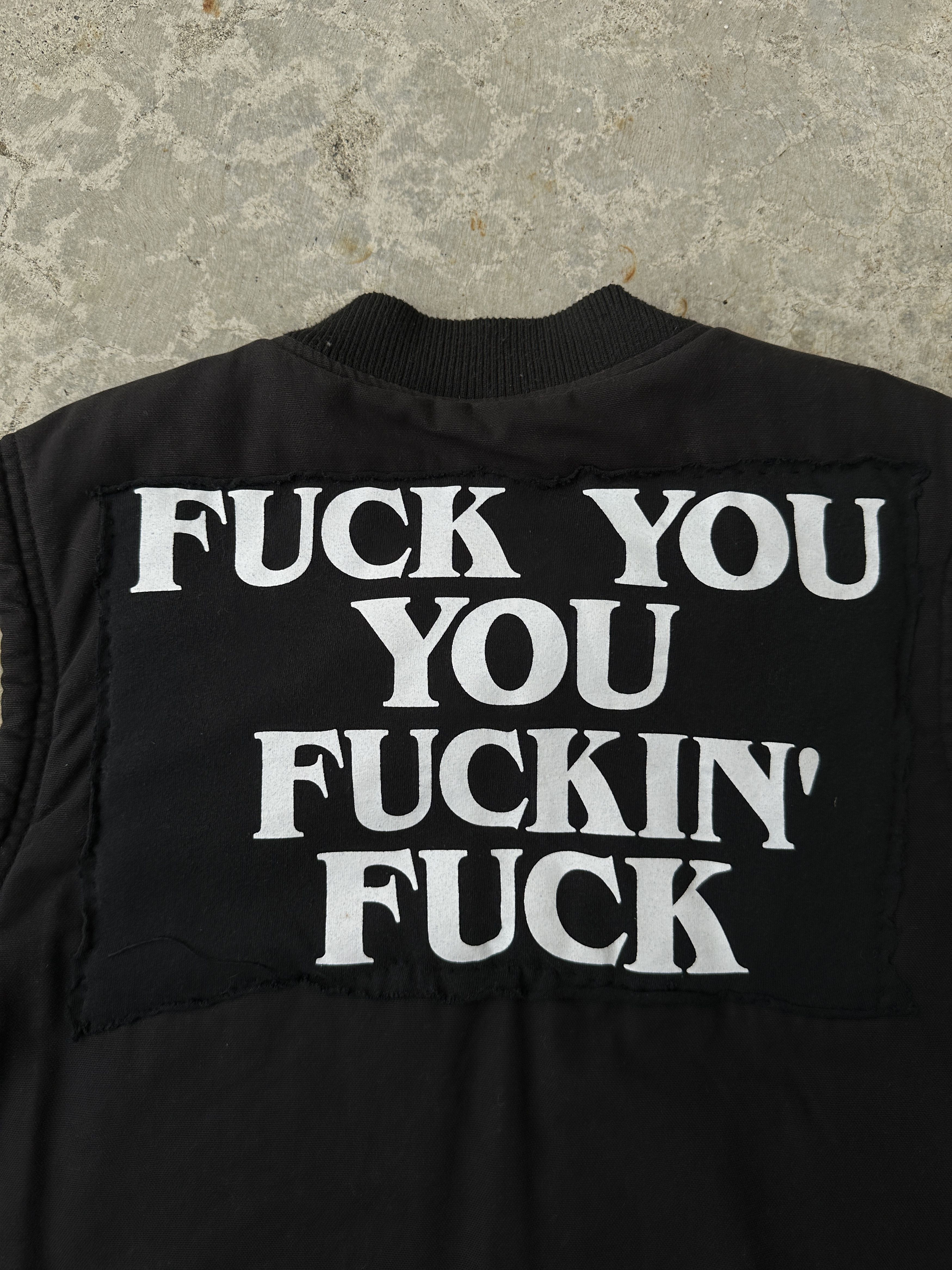Dickies FUCK YOU YOU FUCKING FUCK Dickies work Vest Size ONE SIZE - 10 Thumbnail